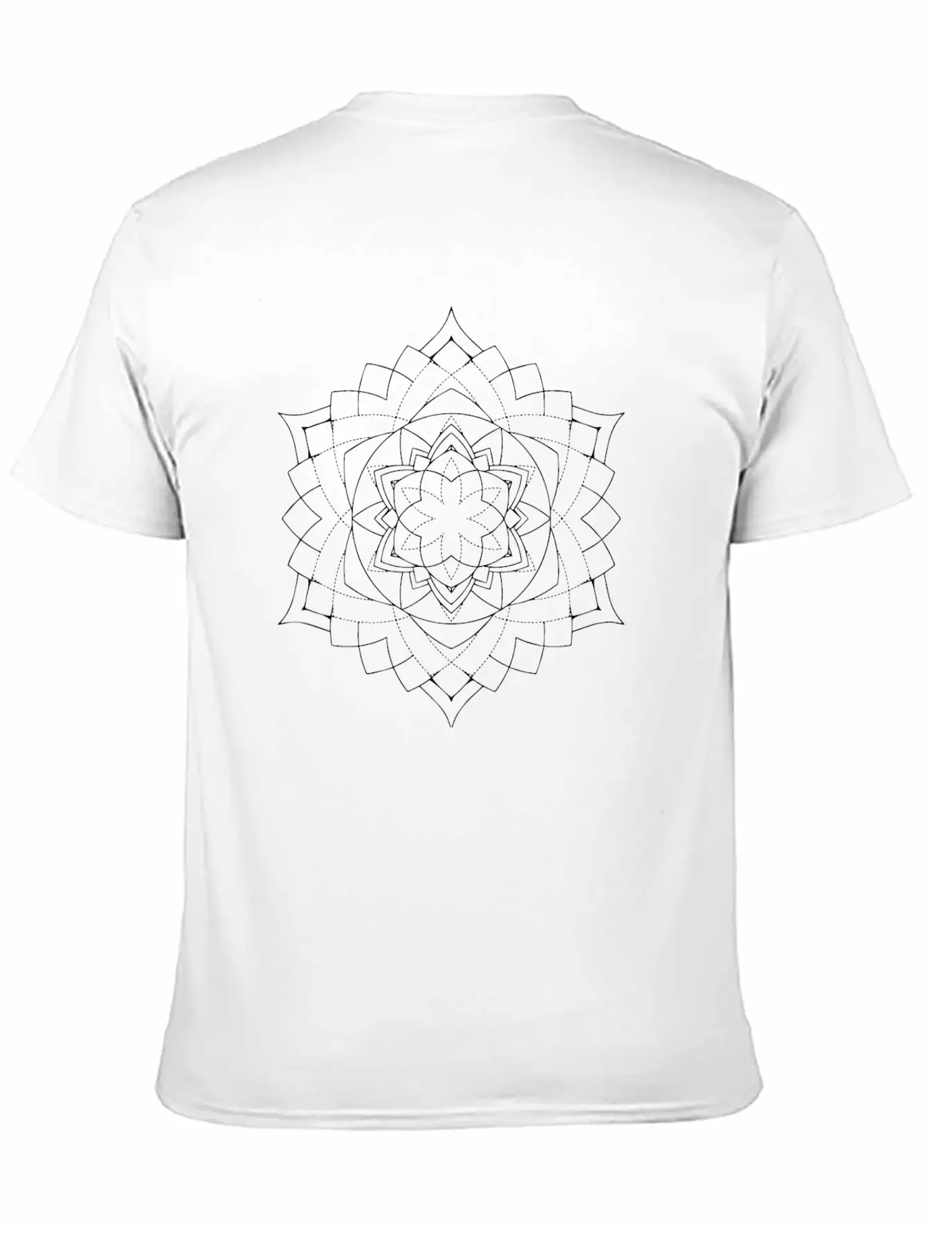 Mandala Oldschool MANDALA Ink Tattoo Newschool Mod Stylish Everyday T-Shirt – Unisex Basic Cotton Tee
