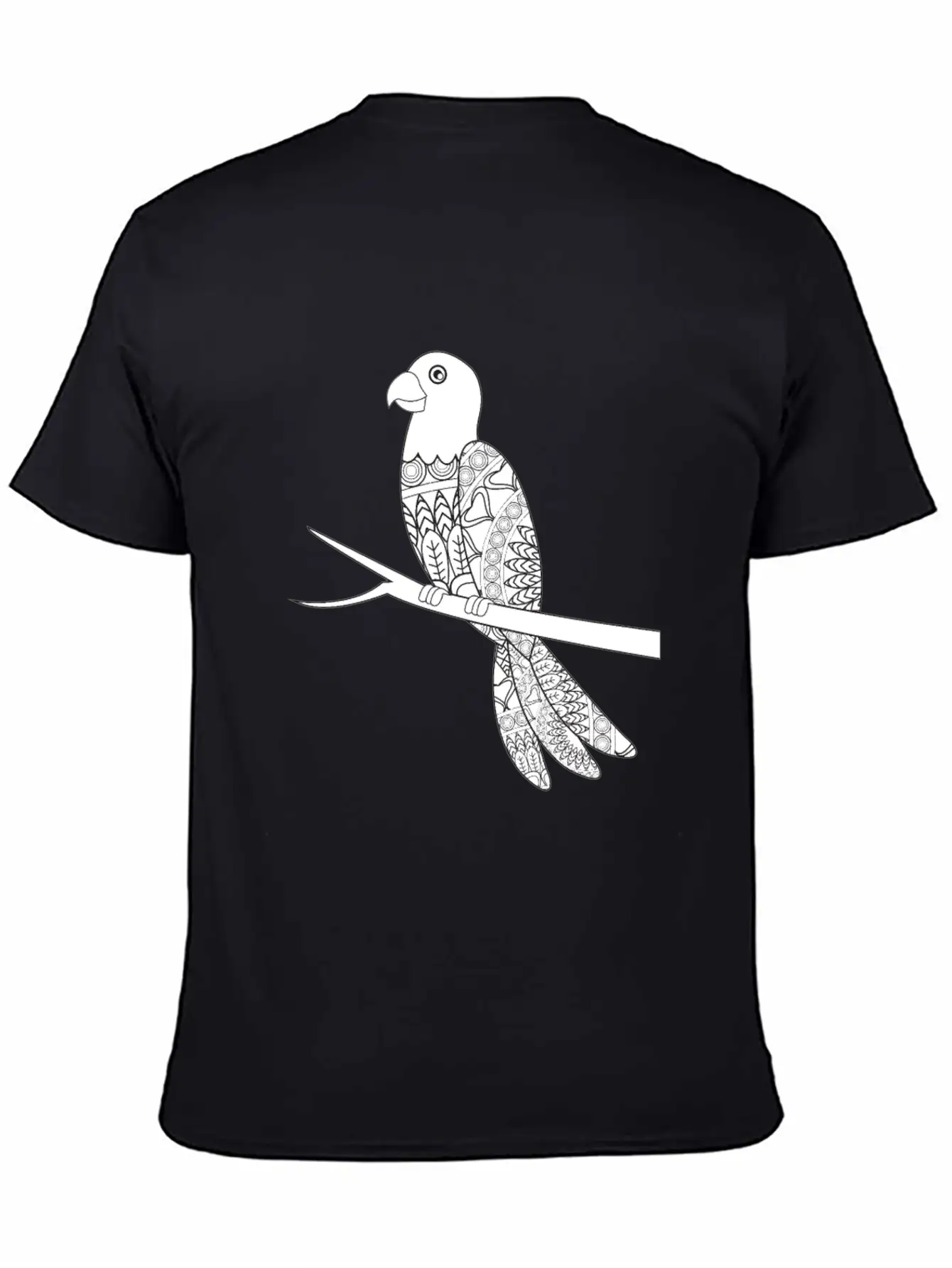 Mandala Parrot Essential Unisex Summer Tee – Soft Cotton Casual Fit