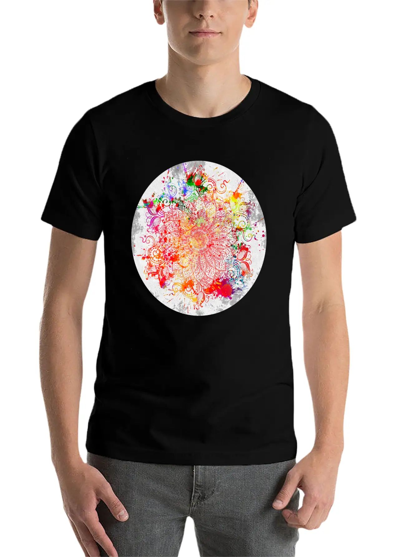 Mandala - Vandal Essential Unisex Summer Tee – Soft Cotton Casual Fit
