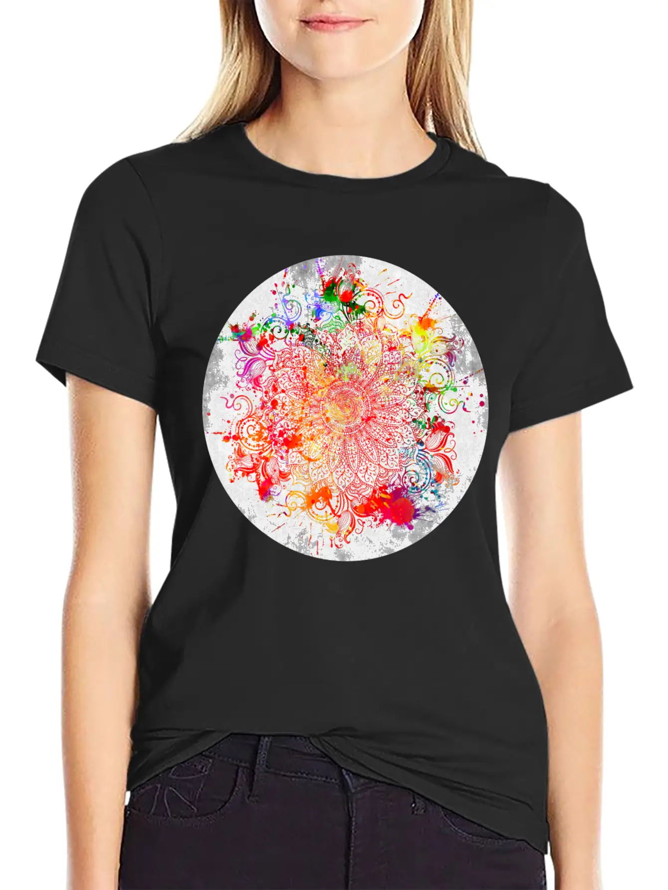 Mandala - Vandal Essential Unisex Summer Tee – Soft Cotton Casual Fit