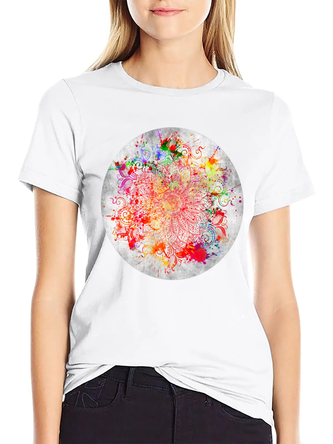 Mandala - Vandal Essential Unisex Summer Tee – Soft Cotton Casual Fit