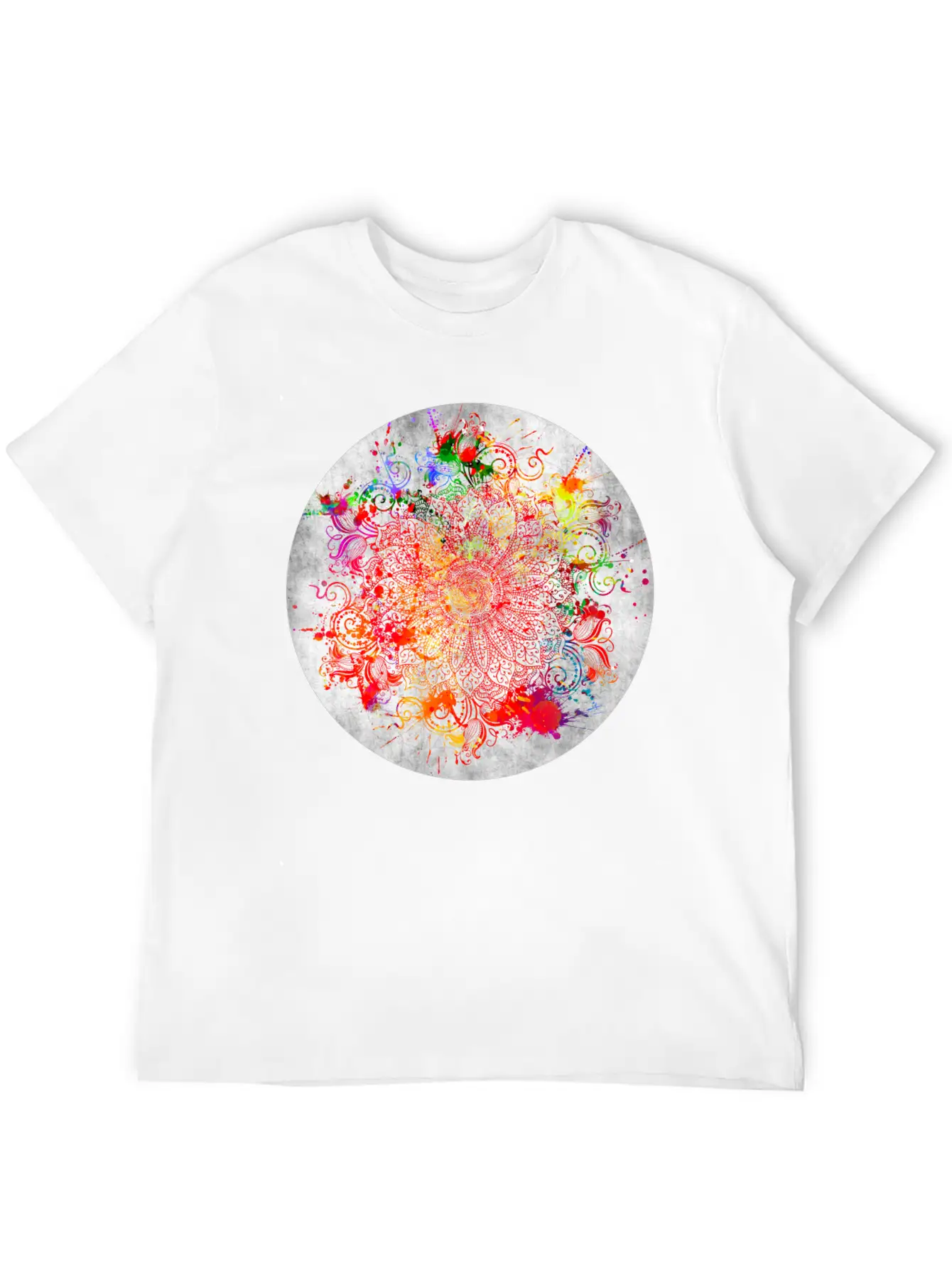 Mandala - Vandal Essential Unisex Summer Tee – Soft Cotton Casual Fit