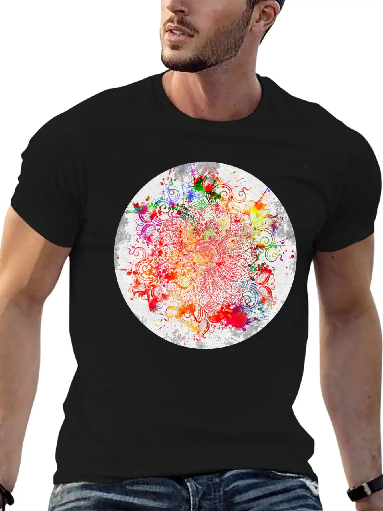 Mandala - Vandal Essential Unisex Summer Tee – Soft Cotton Casual Fit