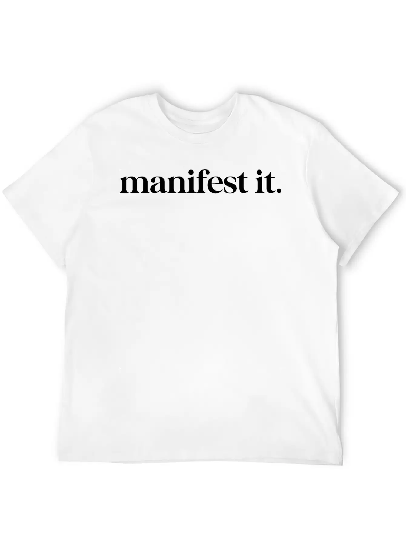 Manifest It Comfortable Minimalist Graphic Tee – Summer Style Essential