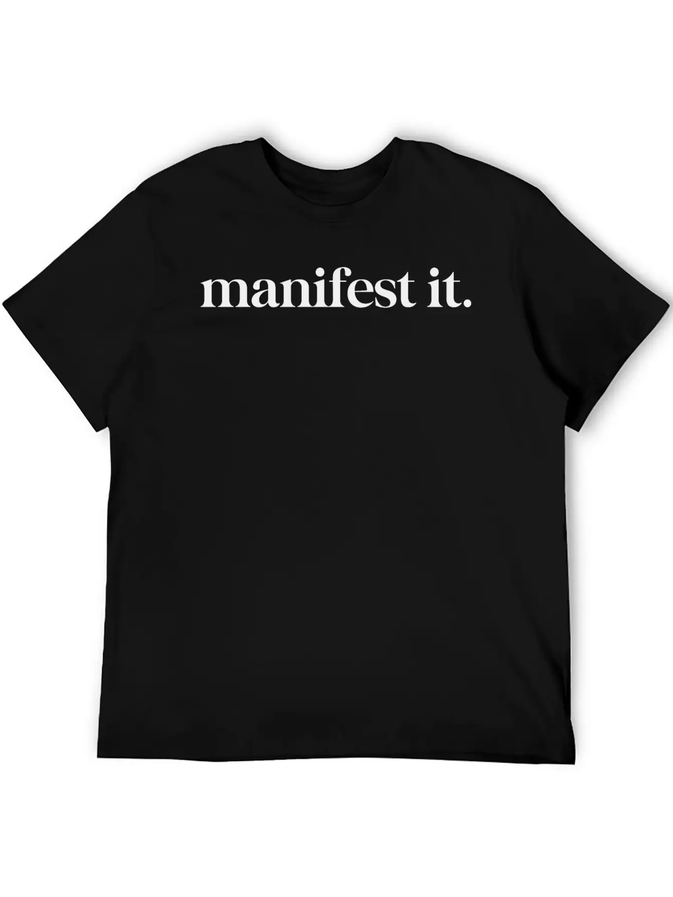 Manifest It Comfortable Minimalist Graphic Tee – Summer Style Essential