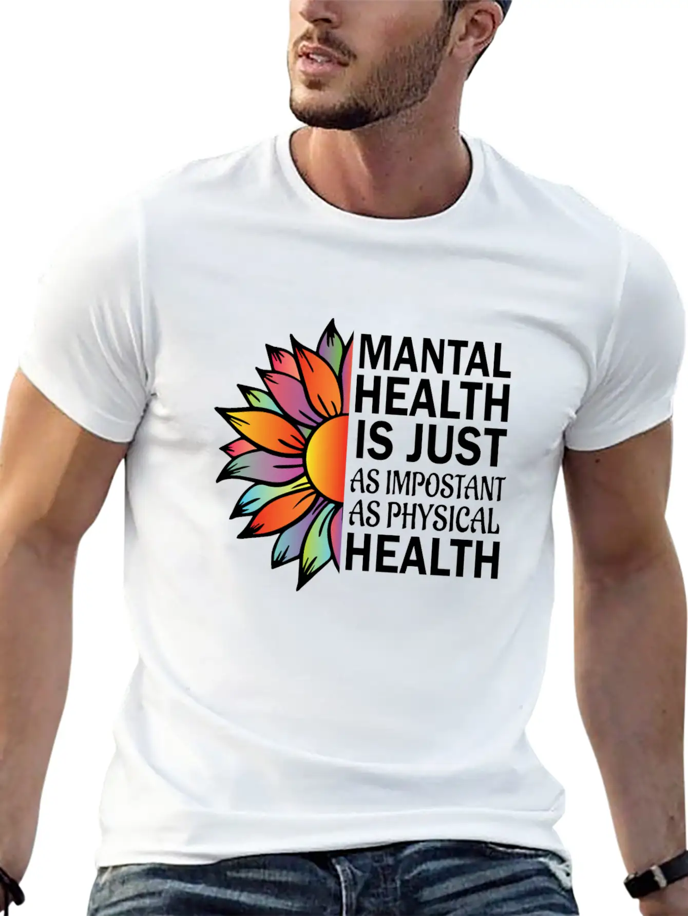 Mantal Health Stylish Everyday T-Shirt – Unisex Basic Cotton Tee