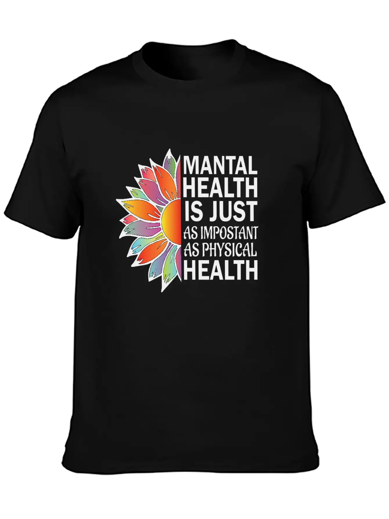 Mantal Health Stylish Everyday T-Shirt – Unisex Basic Cotton Tee