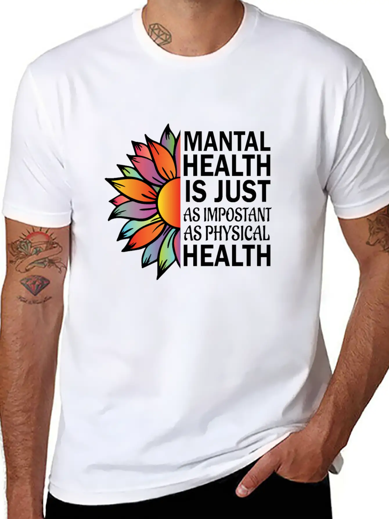Mantal Health Stylish Everyday T-Shirt – Unisex Basic Cotton Tee
