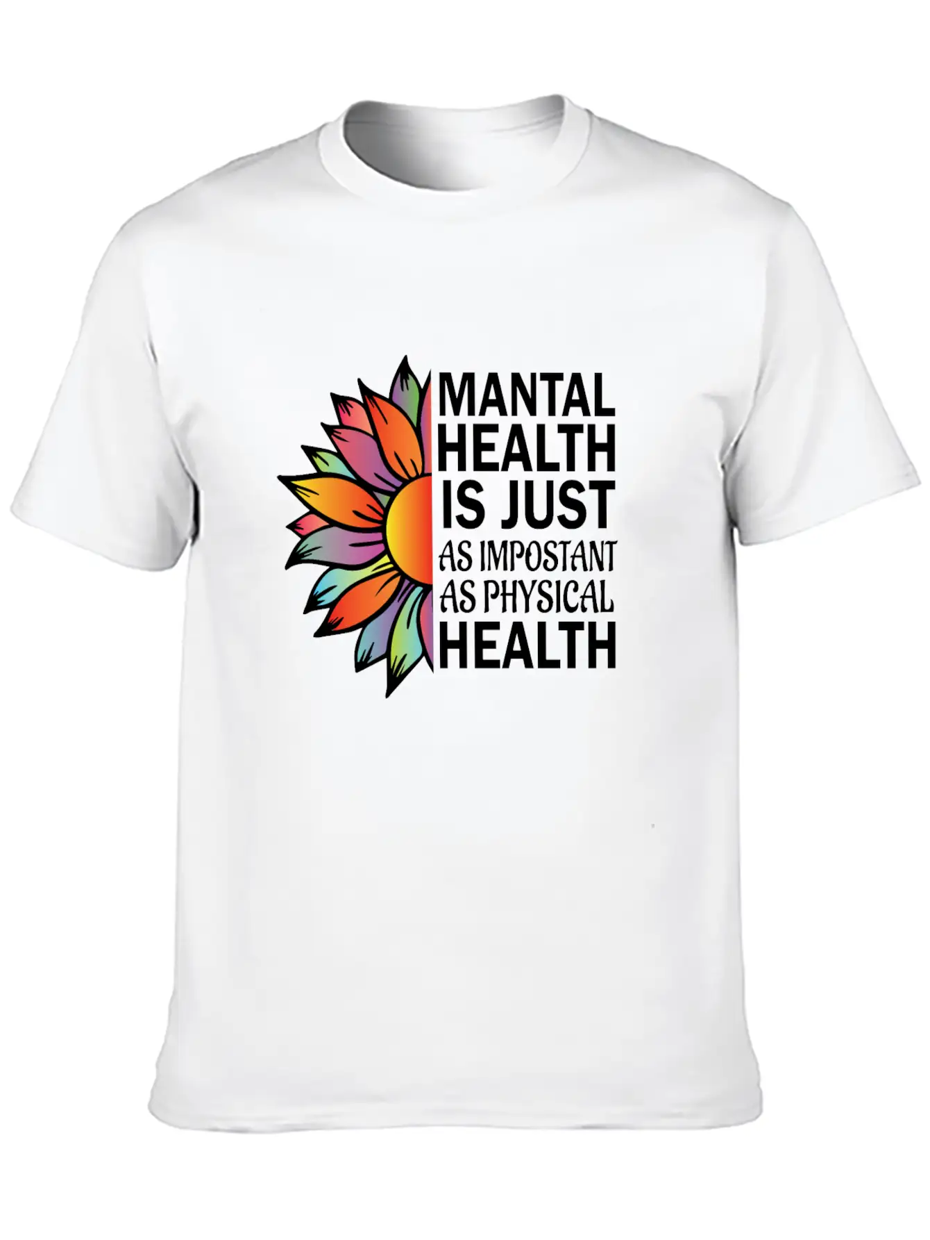 Mantal Health Stylish Everyday T-Shirt – Unisex Basic Cotton Tee