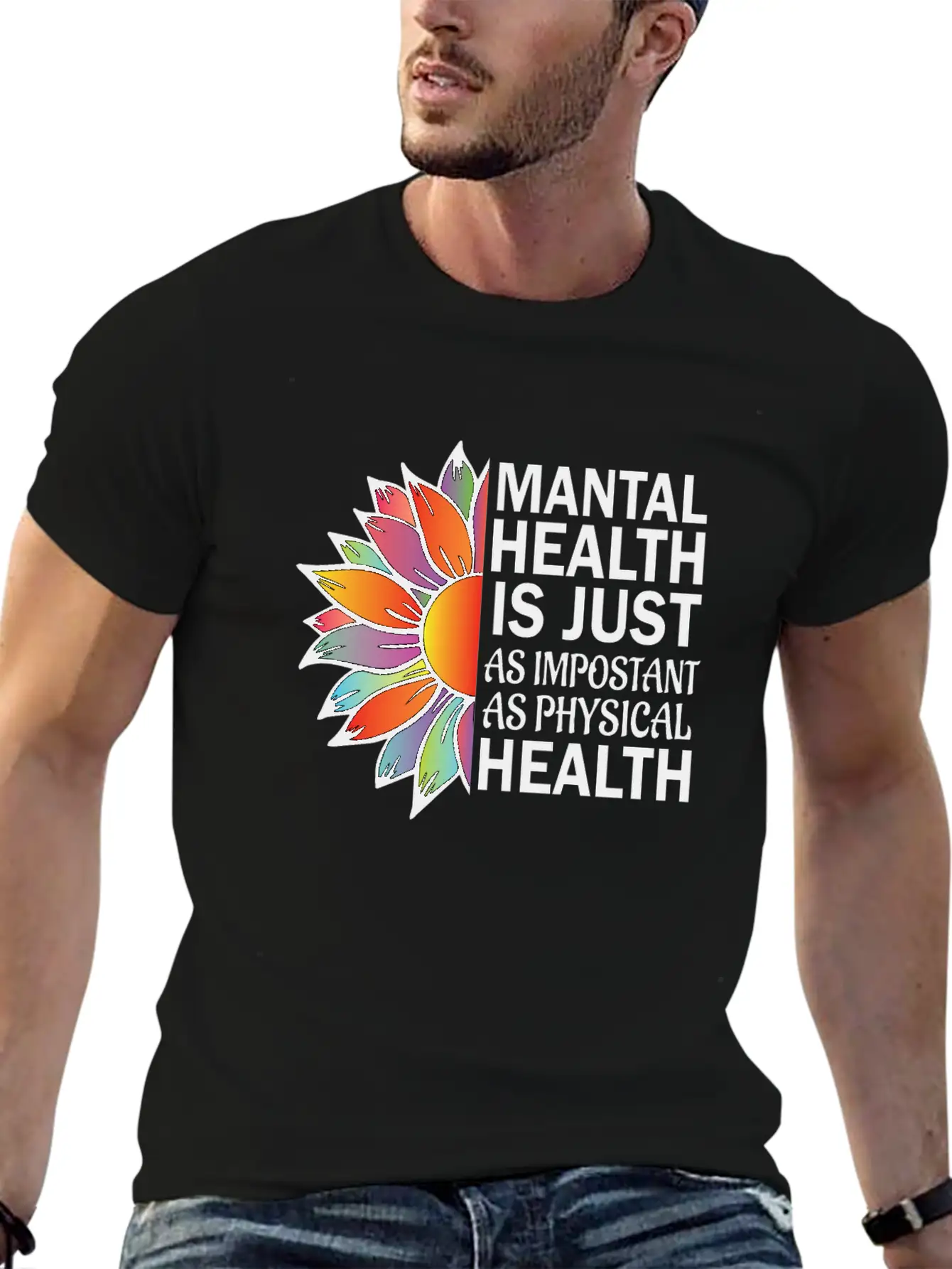 Mantal Health Stylish Everyday T-Shirt – Unisex Basic Cotton Tee