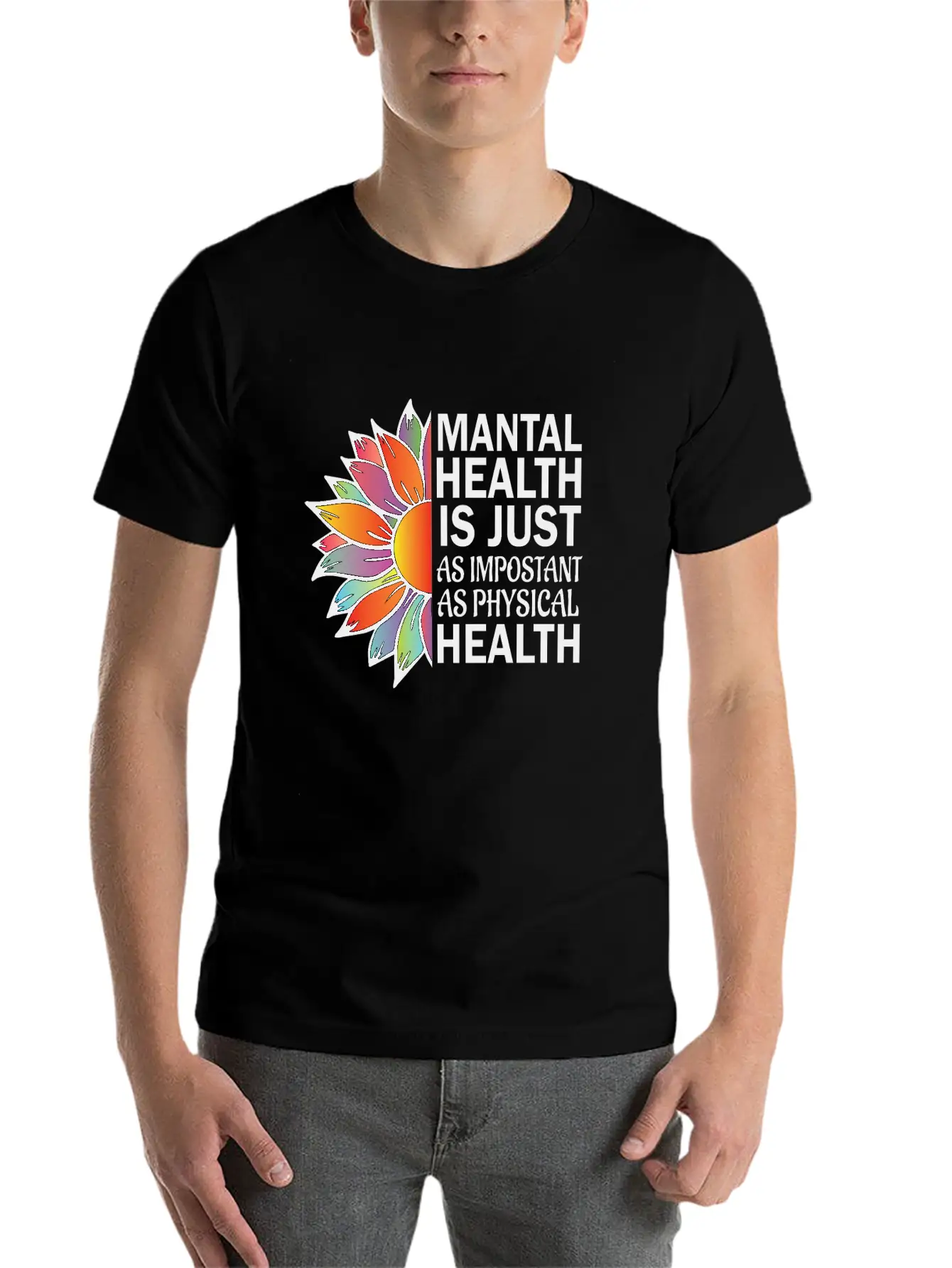 Mantal Health Stylish Everyday T-Shirt – Unisex Basic Cotton Tee