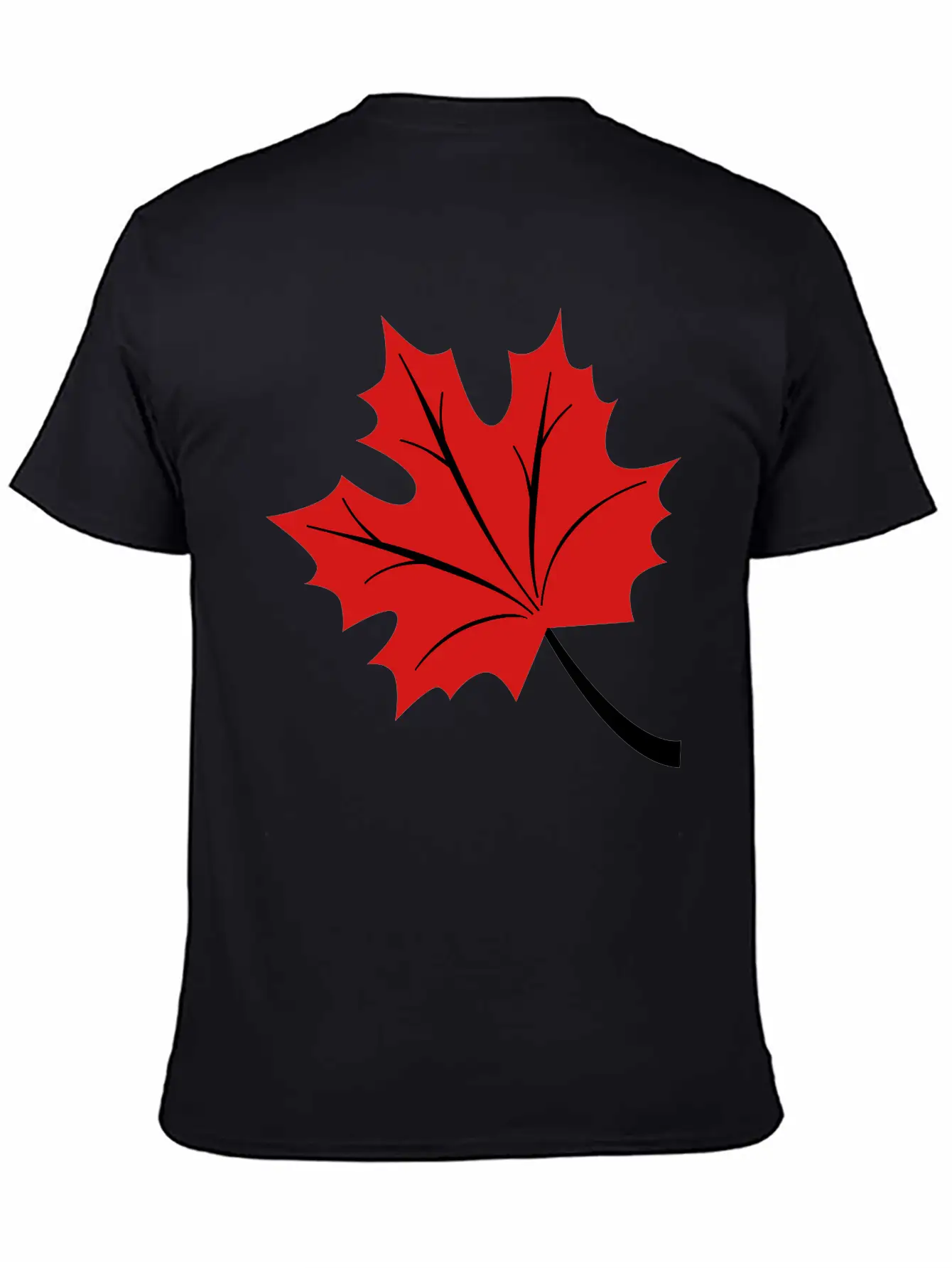 Maple Leaf Basic Graphic T-Shirt – Daily Comfort In Soft Cotton