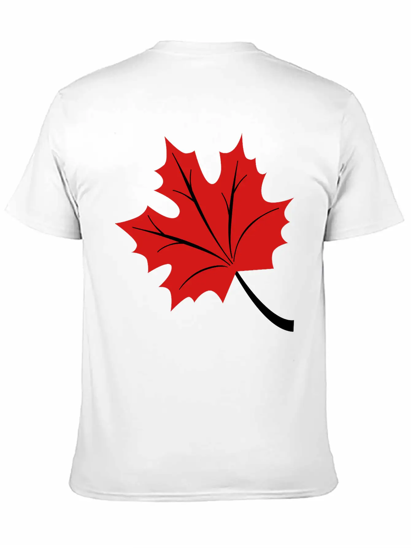 Maple Leaf Basic Graphic T-Shirt – Daily Comfort In Soft Cotton