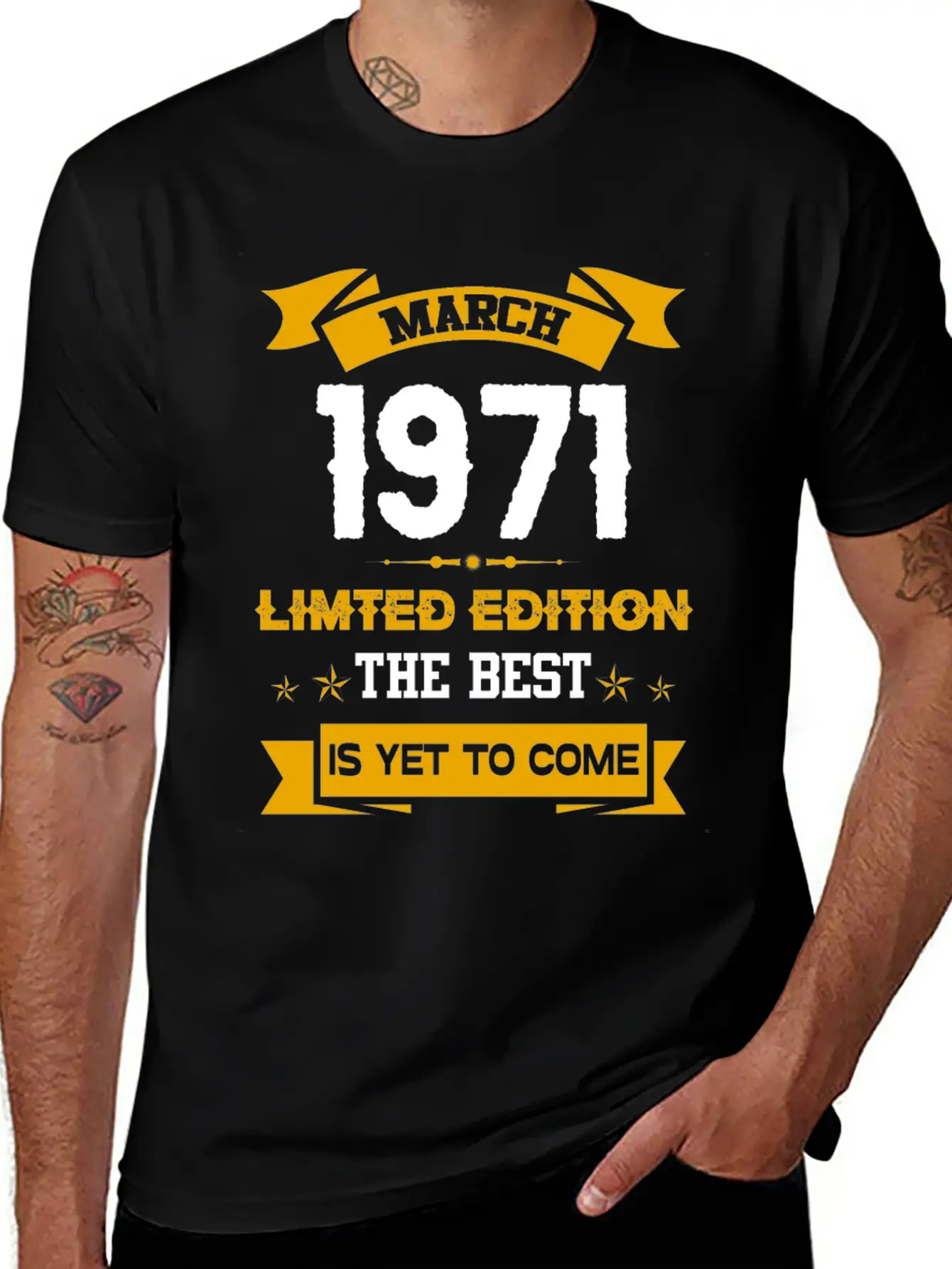 March 1971 Birthday Surprise Comfortable Minimalist Graphic Tee – Summer Style Essential