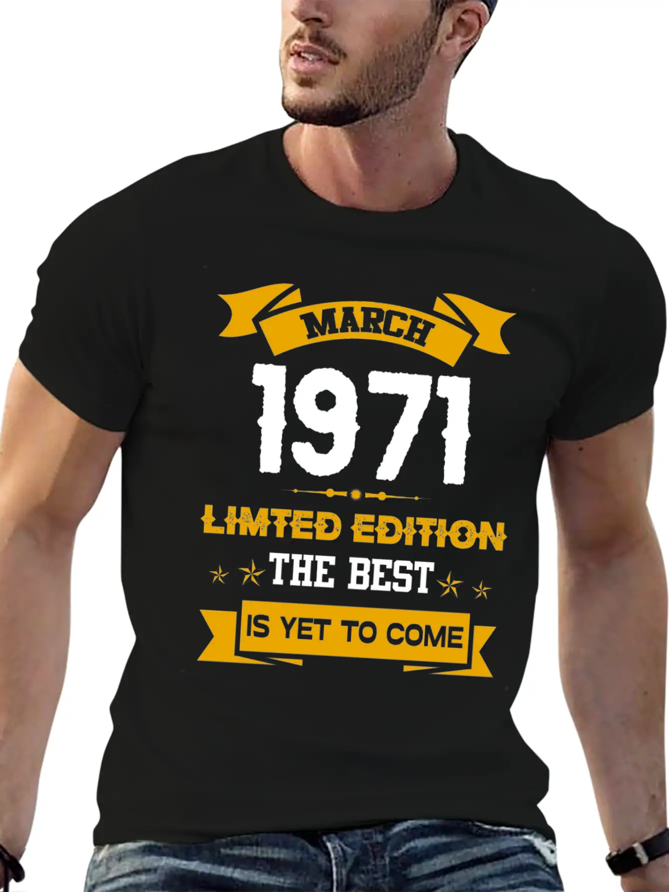 March 1971 Birthday Surprise Comfortable Minimalist Graphic Tee – Summer Style Essential