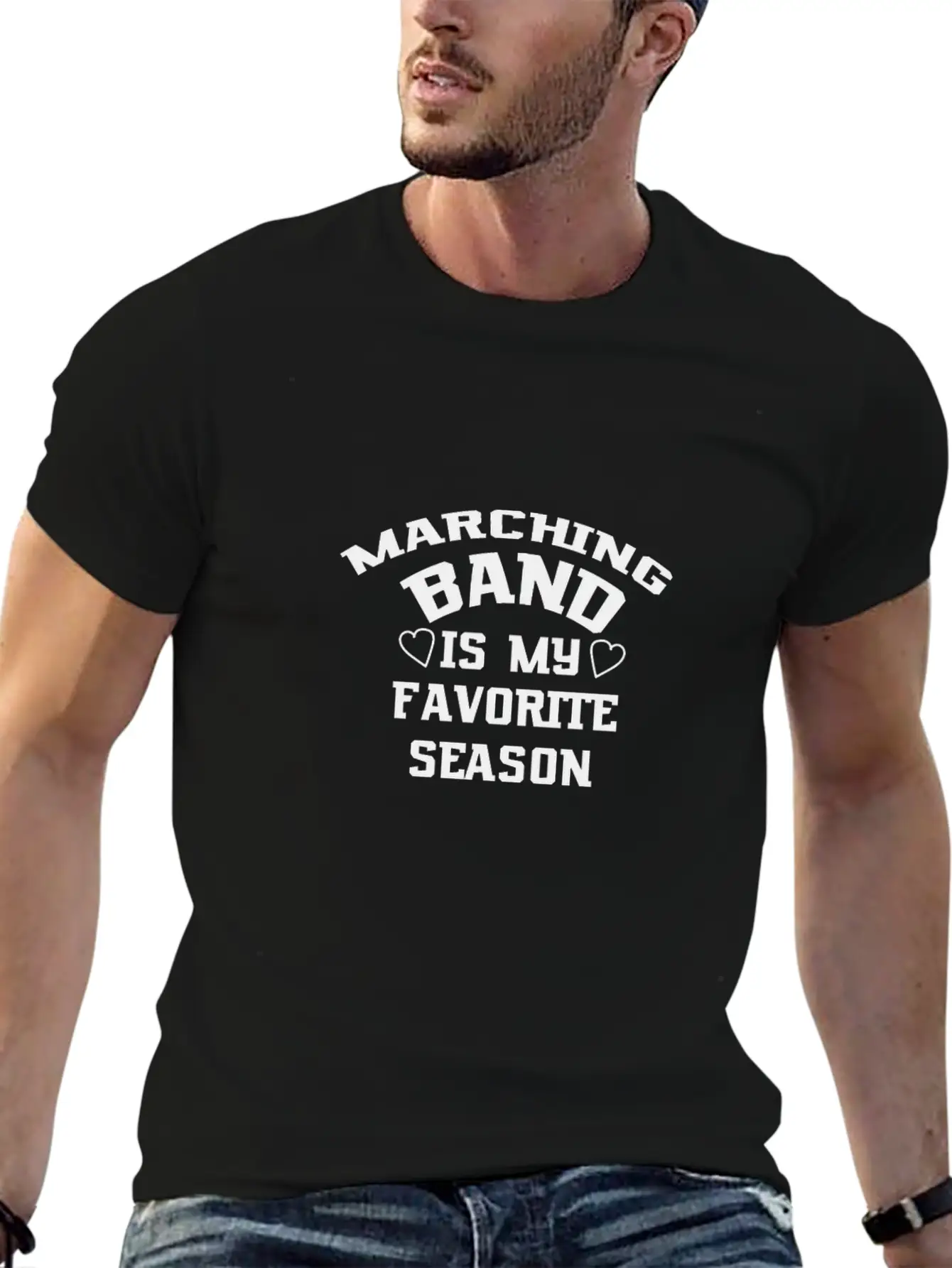 Marching Band Is My Favorite Season Comfortable Minimalist Graphic Tee – Summer Style Essential