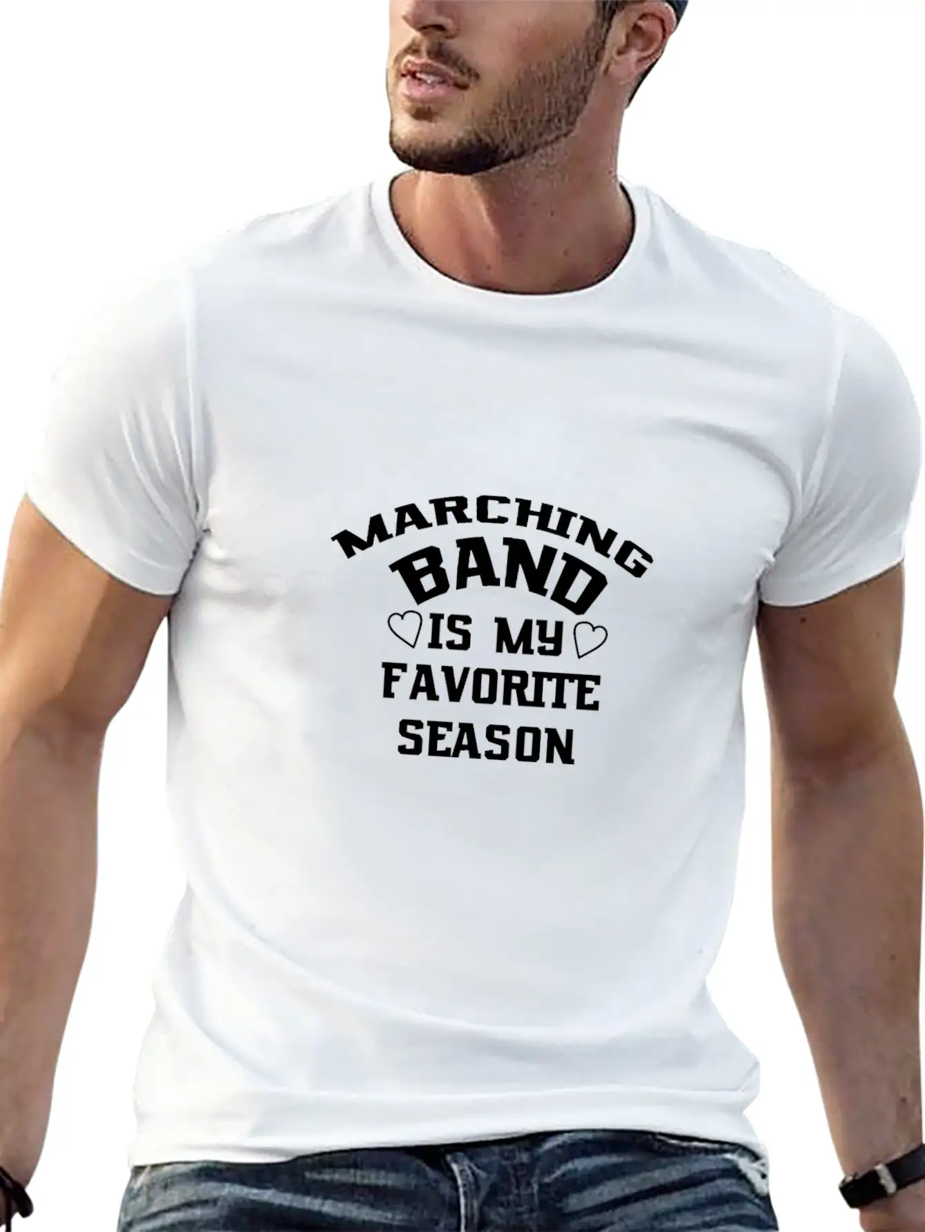 Marching Band Is My Favorite Season Comfortable Minimalist Graphic Tee – Summer Style Essential