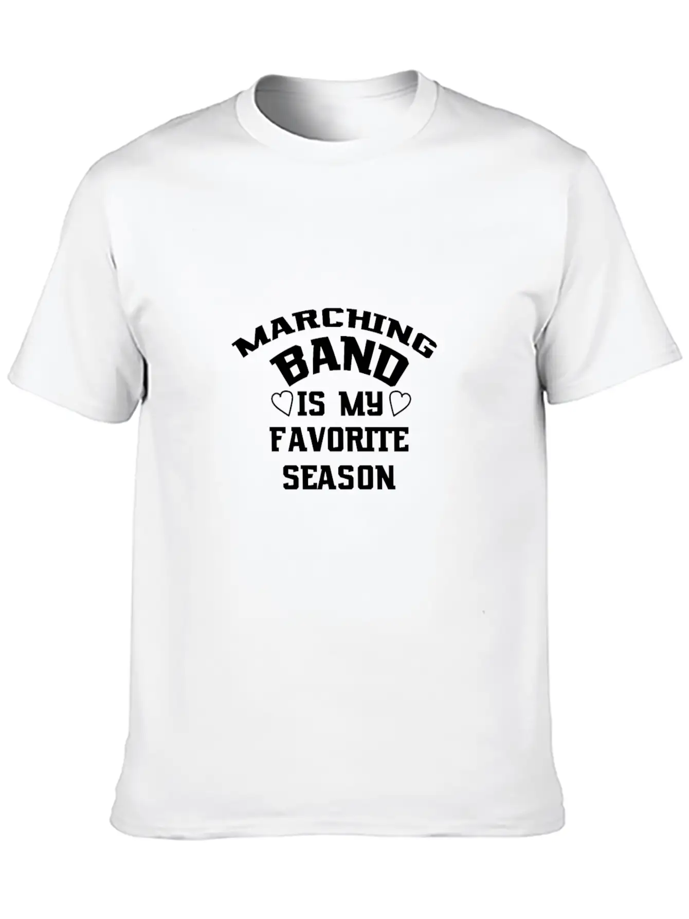 Marching Band Is My Favorite Season Comfortable Minimalist Graphic Tee – Summer Style Essential