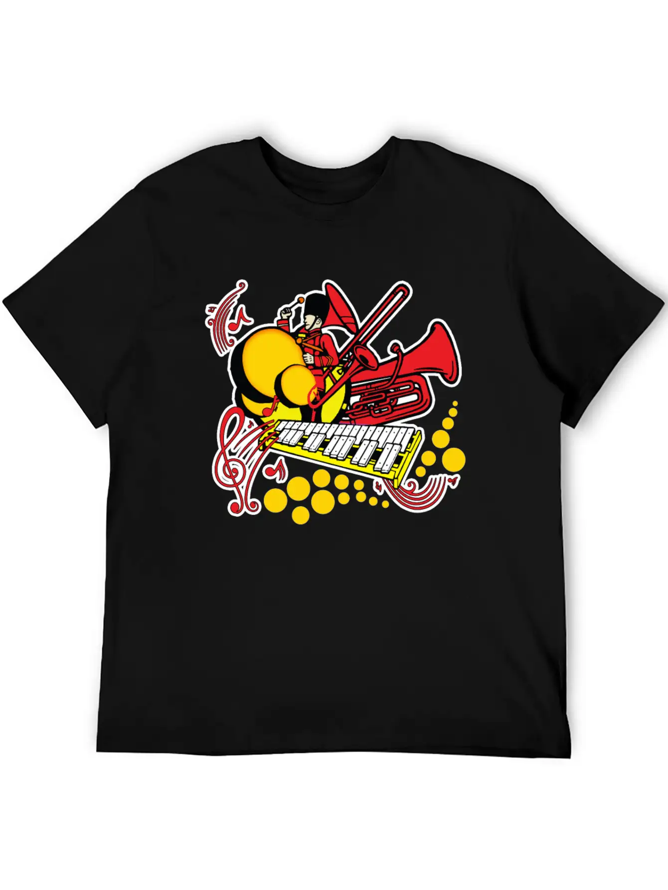 Marching Band Unisex Short Sleeve Soft Cotton T-Shirt – Casual Everyday Wear