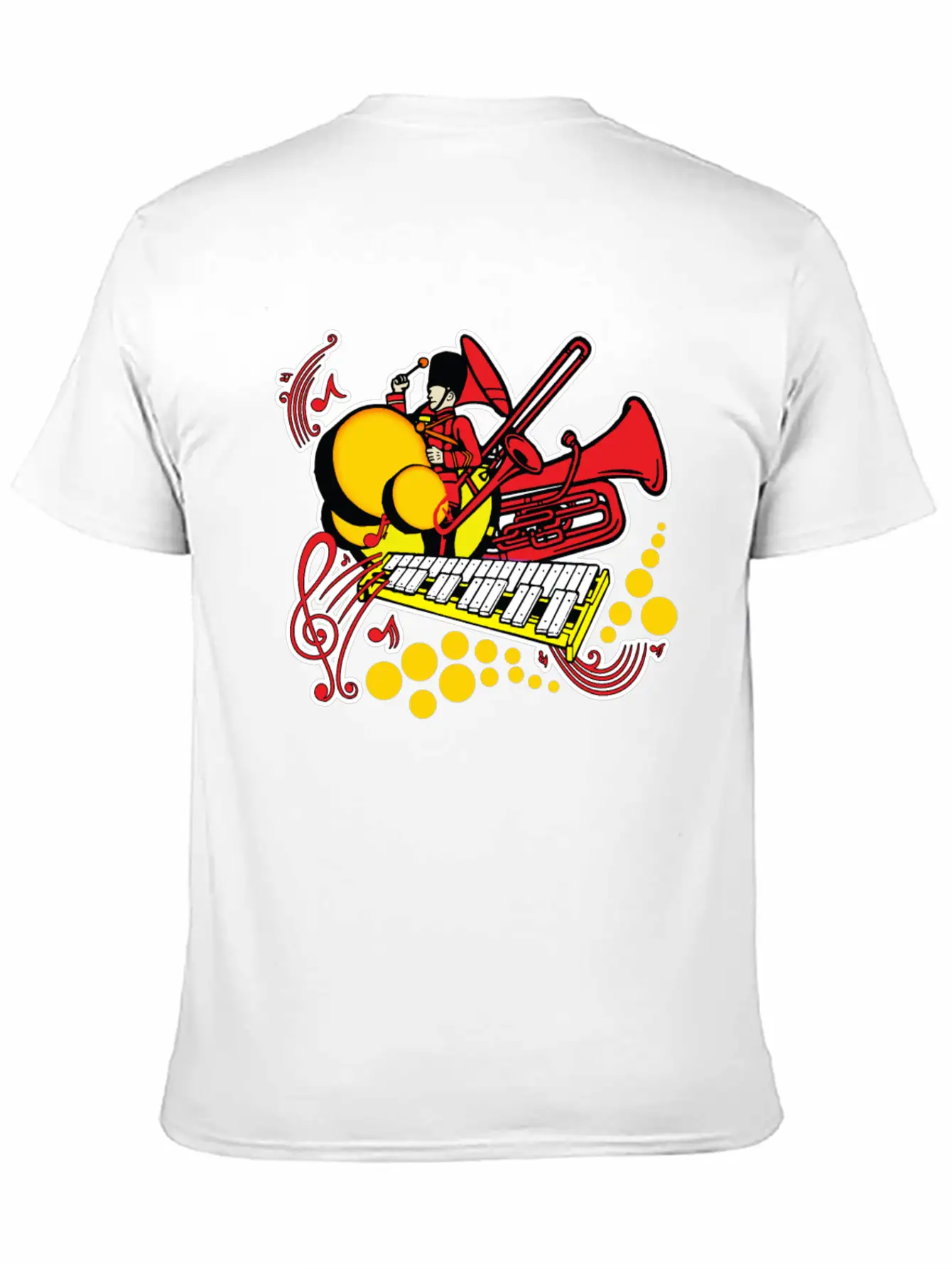 Marching Band Unisex Short Sleeve Soft Cotton T-Shirt – Casual Everyday Wear