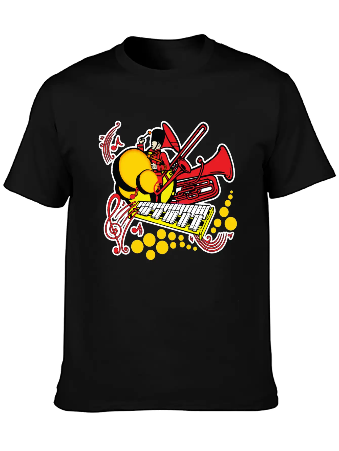 Marching Band Unisex Short Sleeve Soft Cotton T-Shirt – Casual Everyday Wear