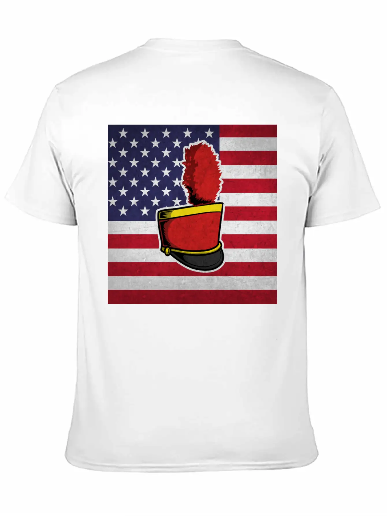 Marching Band Us Flag Timeless Short Sleeve Tee – Comfy And Minimalist Design