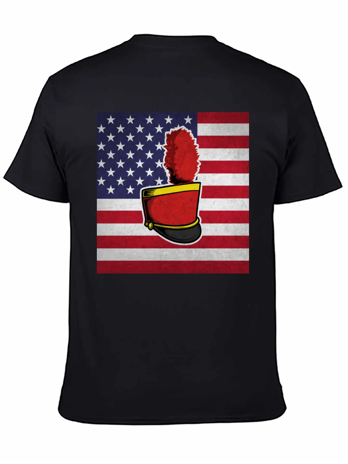 Marching Band Us Flag Timeless Short Sleeve Tee – Comfy And Minimalist Design