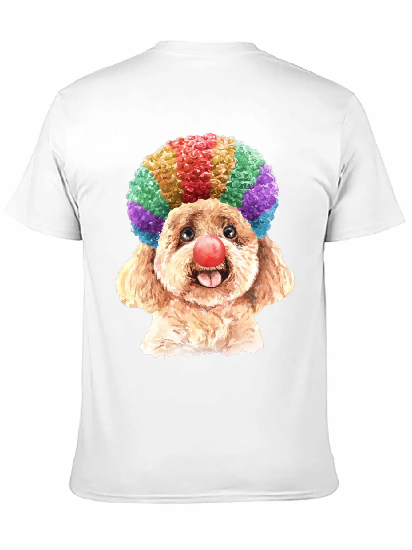 Mardi Gras Pets Clown Costume Disguise Stylish Everyday T-Shirt – Unisex Basic Cotton Tee