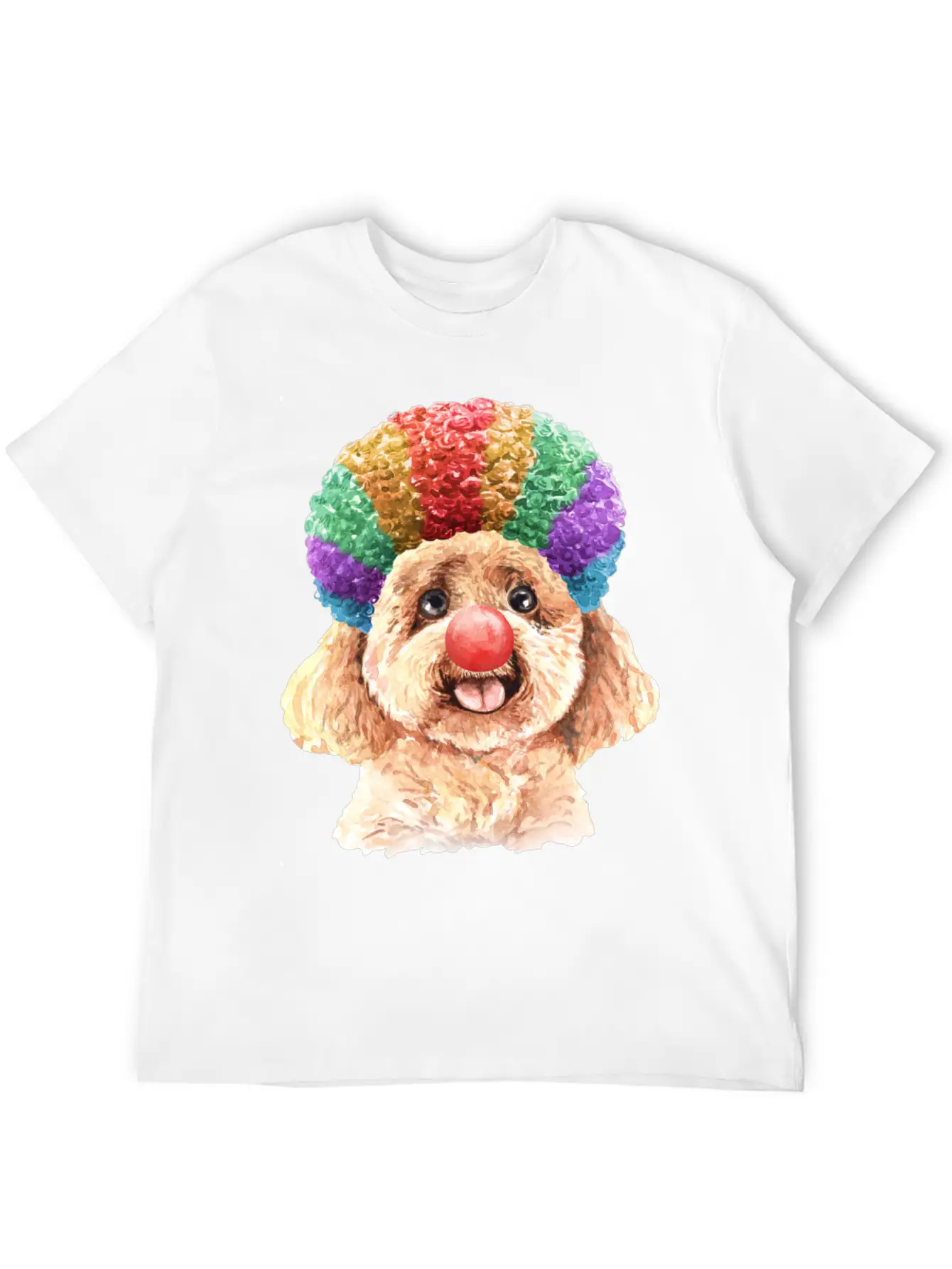 Mardi Gras Pets Clown Costume Disguise Stylish Everyday T-Shirt – Unisex Basic Cotton Tee