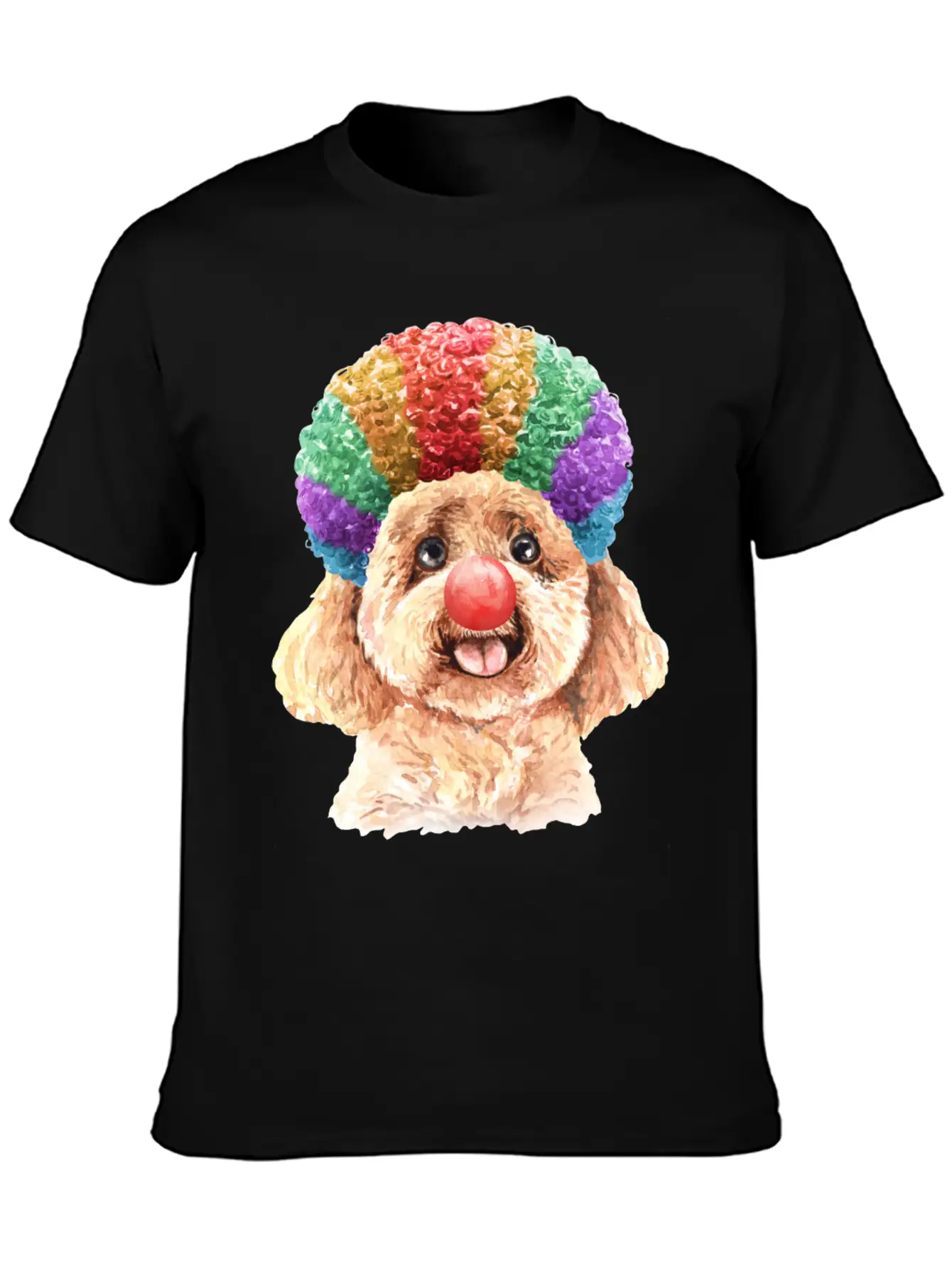 Mardi Gras Pets Clown Costume Disguise Stylish Everyday T-Shirt – Unisex Basic Cotton Tee