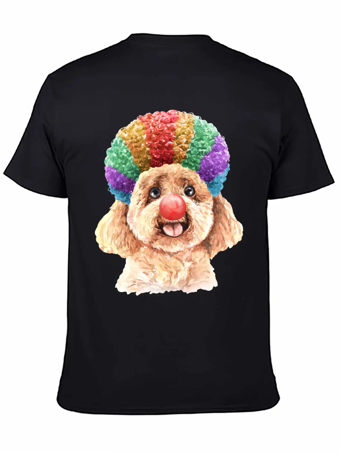 Mardi Gras Pets Clown Costume Disguise Stylish Everyday T-Shirt – Unisex Basic Cotton Tee