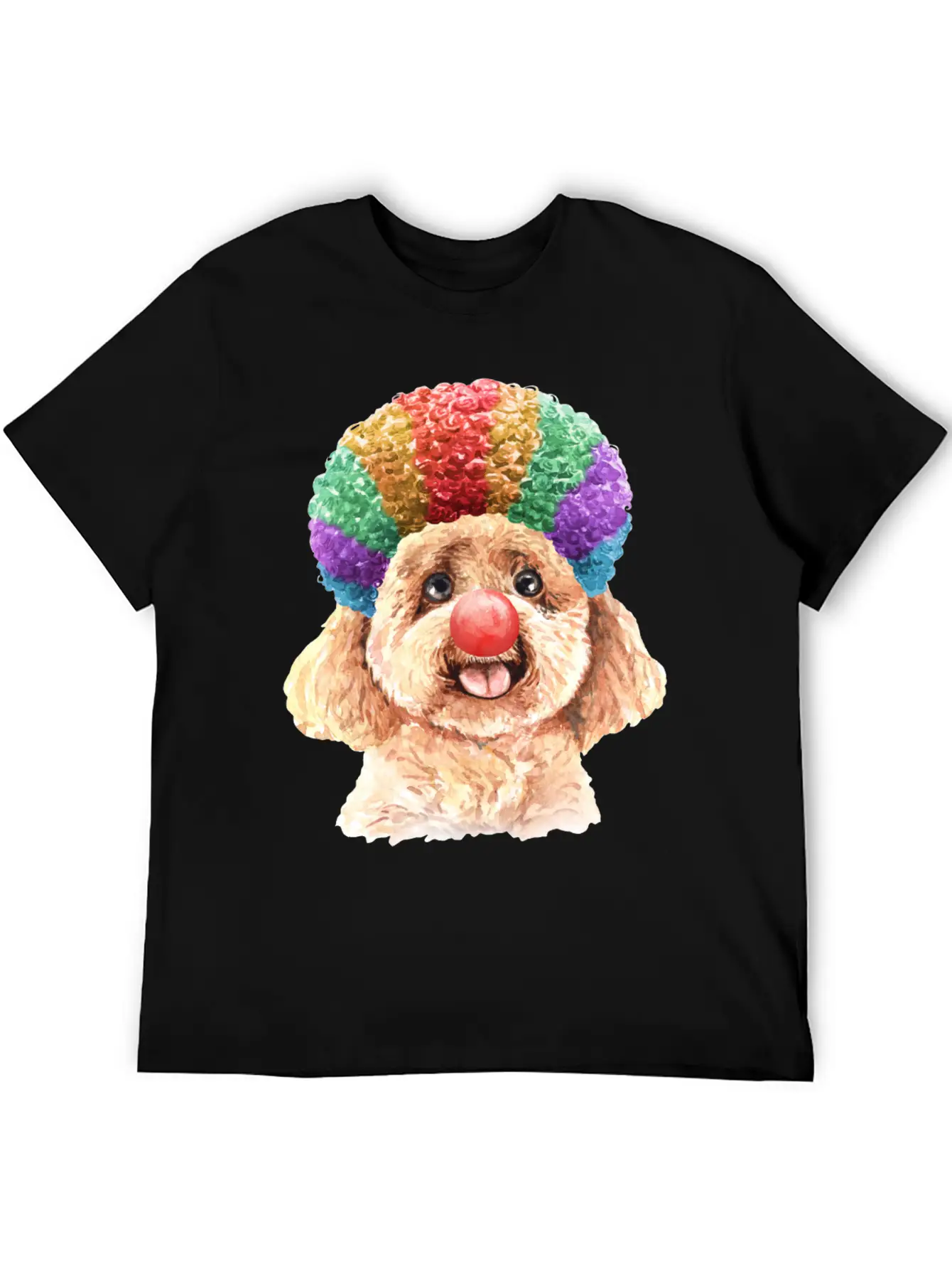Mardi Gras Pets Clown Costume Disguise Stylish Everyday T-Shirt – Unisex Basic Cotton Tee