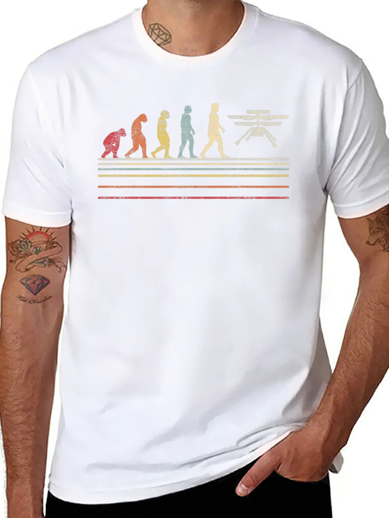 Mars Red Planet Essential Unisex Summer Tee – Soft Cotton Casual Fit