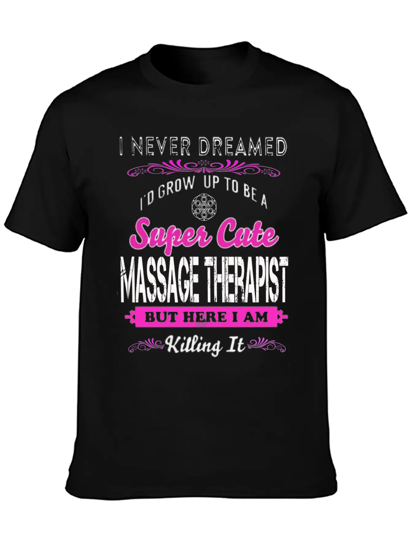 MASSAGE - I'd Grow Up To Be A Super Timeless Short Sleeve Tee – Comfy And Minimalist Design
