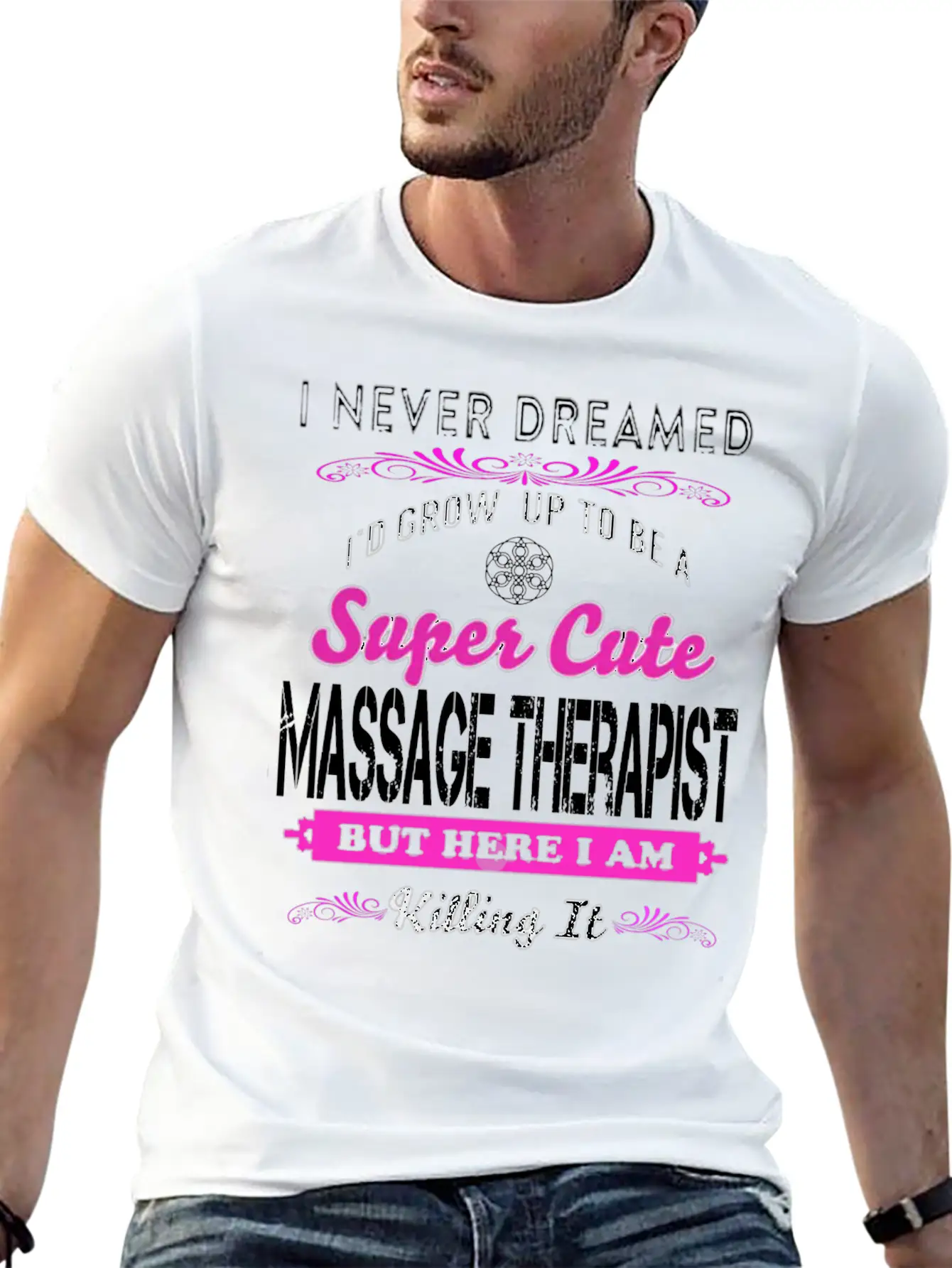 MASSAGE - I'd Grow Up To Be A Super Timeless Short Sleeve Tee – Comfy And Minimalist Design