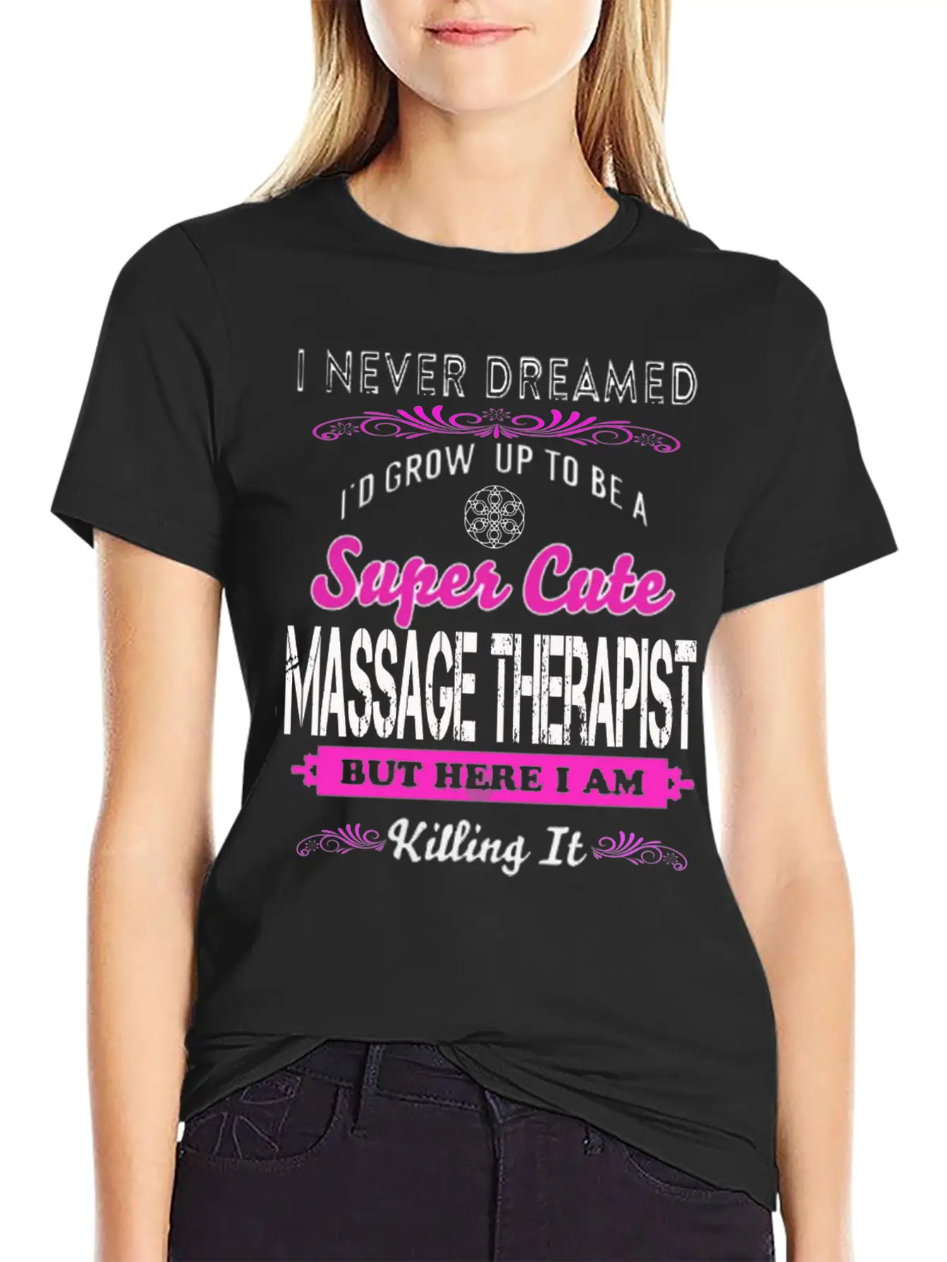 MASSAGE - I'd Grow Up To Be A Super Timeless Short Sleeve Tee – Comfy And Minimalist Design