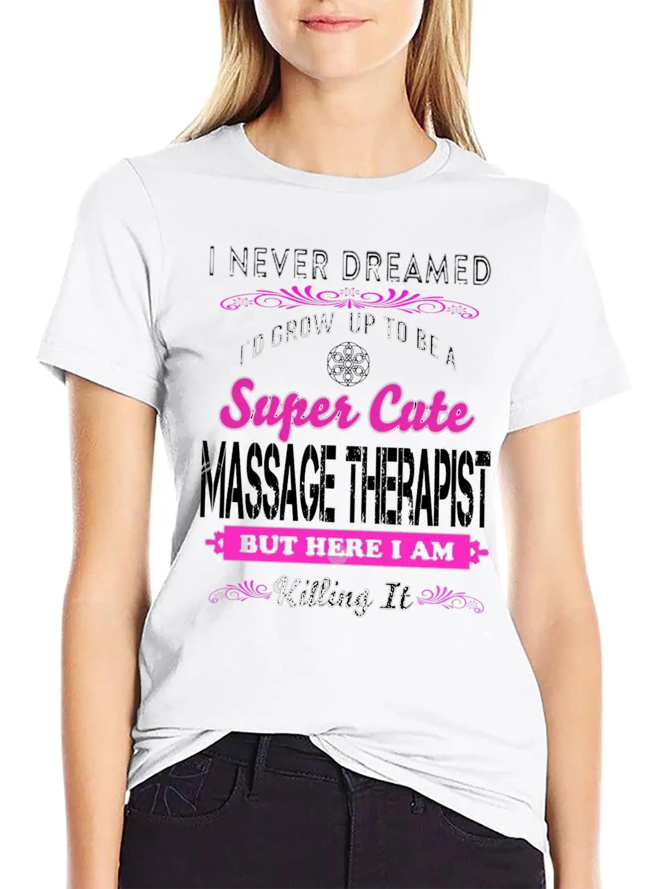 MASSAGE - I'd Grow Up To Be A Super Timeless Short Sleeve Tee – Comfy And Minimalist Design