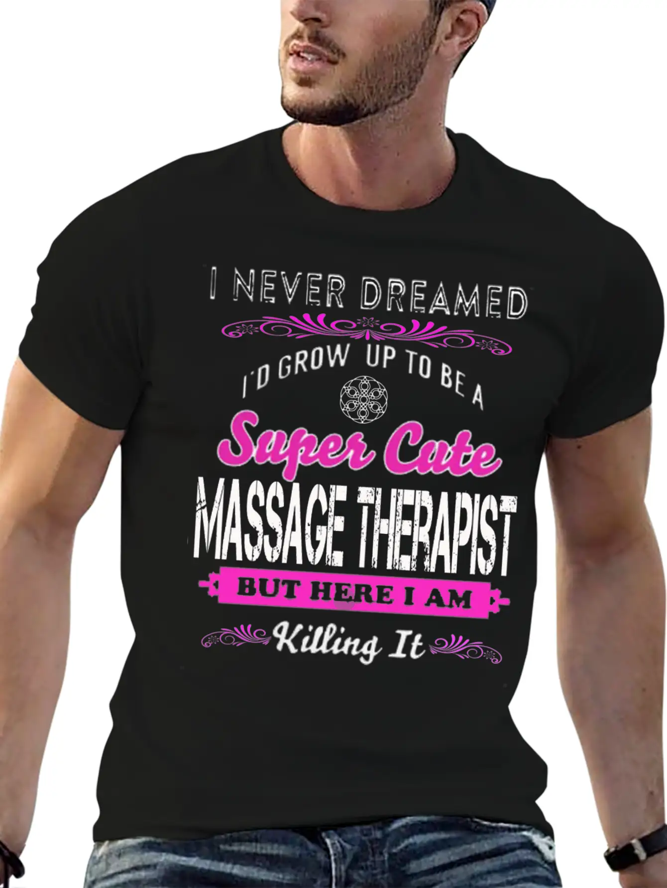 MASSAGE - I'd Grow Up To Be A Super Timeless Short Sleeve Tee – Comfy And Minimalist Design