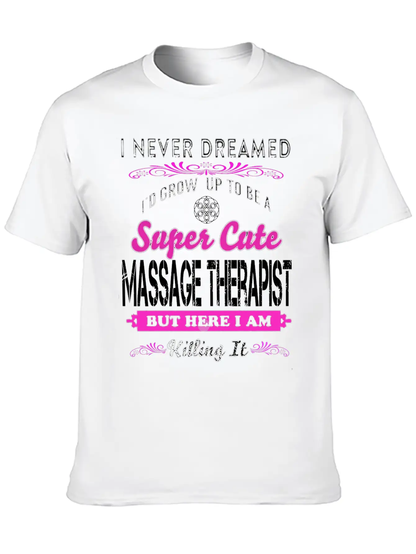 MASSAGE - I'd Grow Up To Be A Super Timeless Short Sleeve Tee – Comfy And Minimalist Design