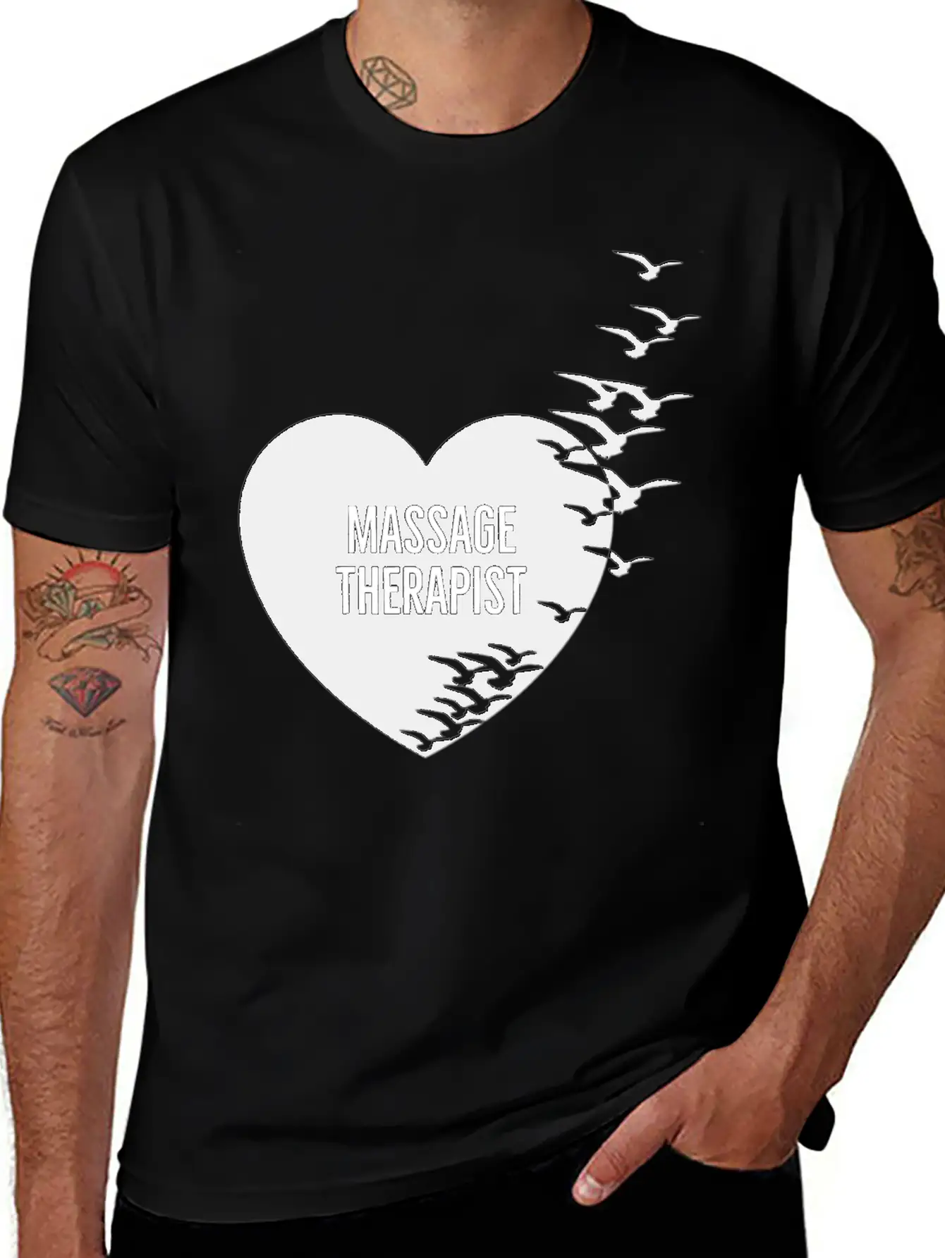 Massage Therapist Comfortable Minimalist Graphic Tee – Summer Style Essential