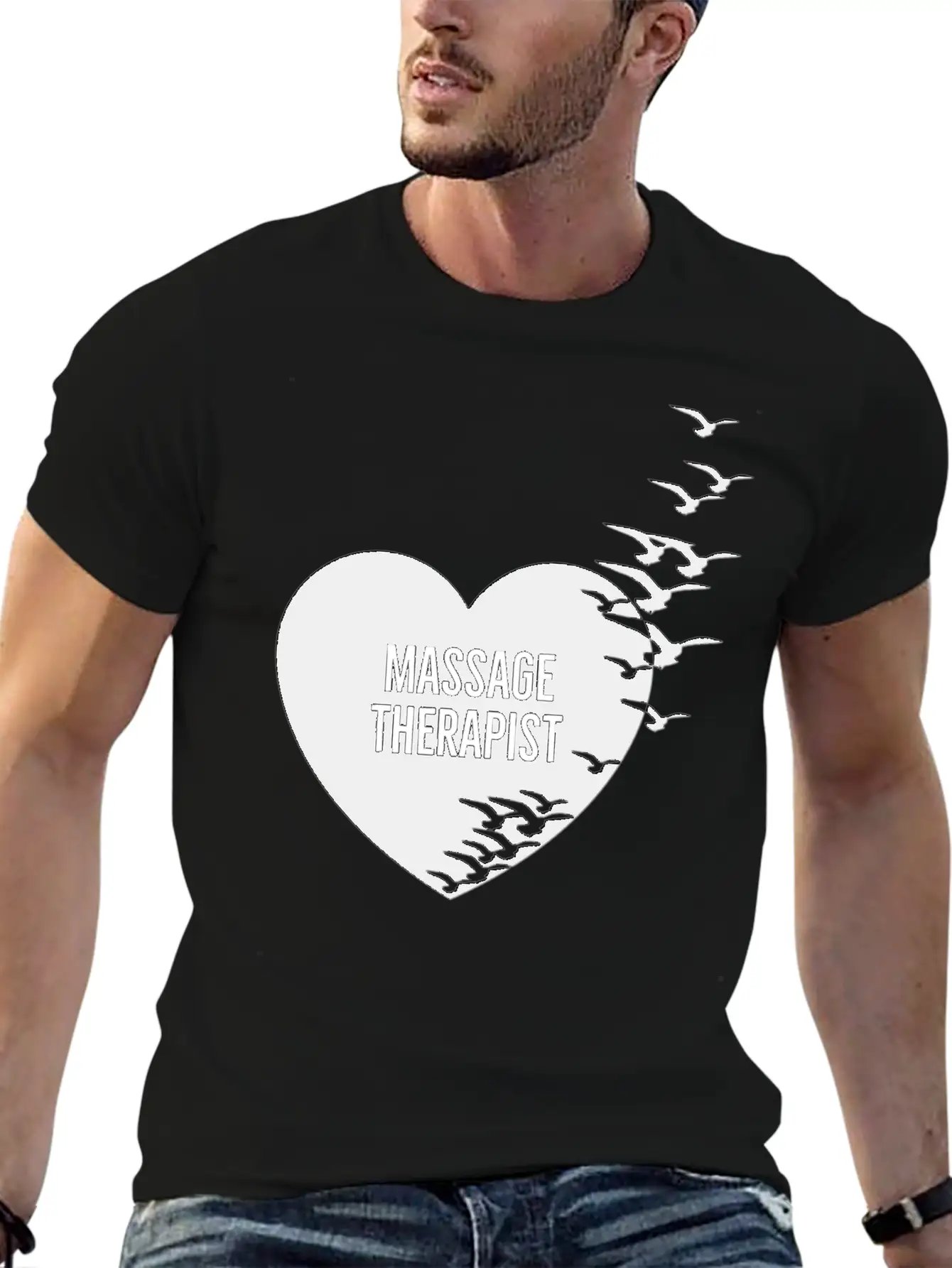 Massage Therapist Comfortable Minimalist Graphic Tee – Summer Style Essential