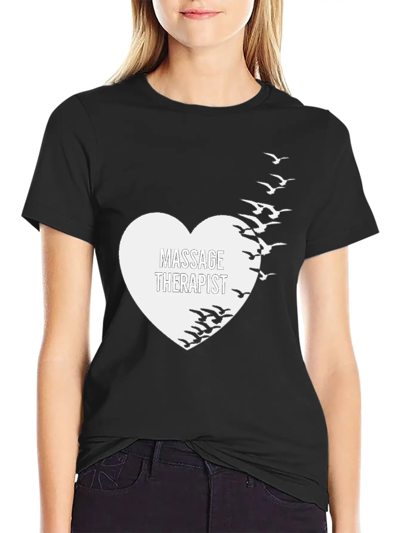 Massage Therapist Comfortable Minimalist Graphic Tee – Summer Style Essential
