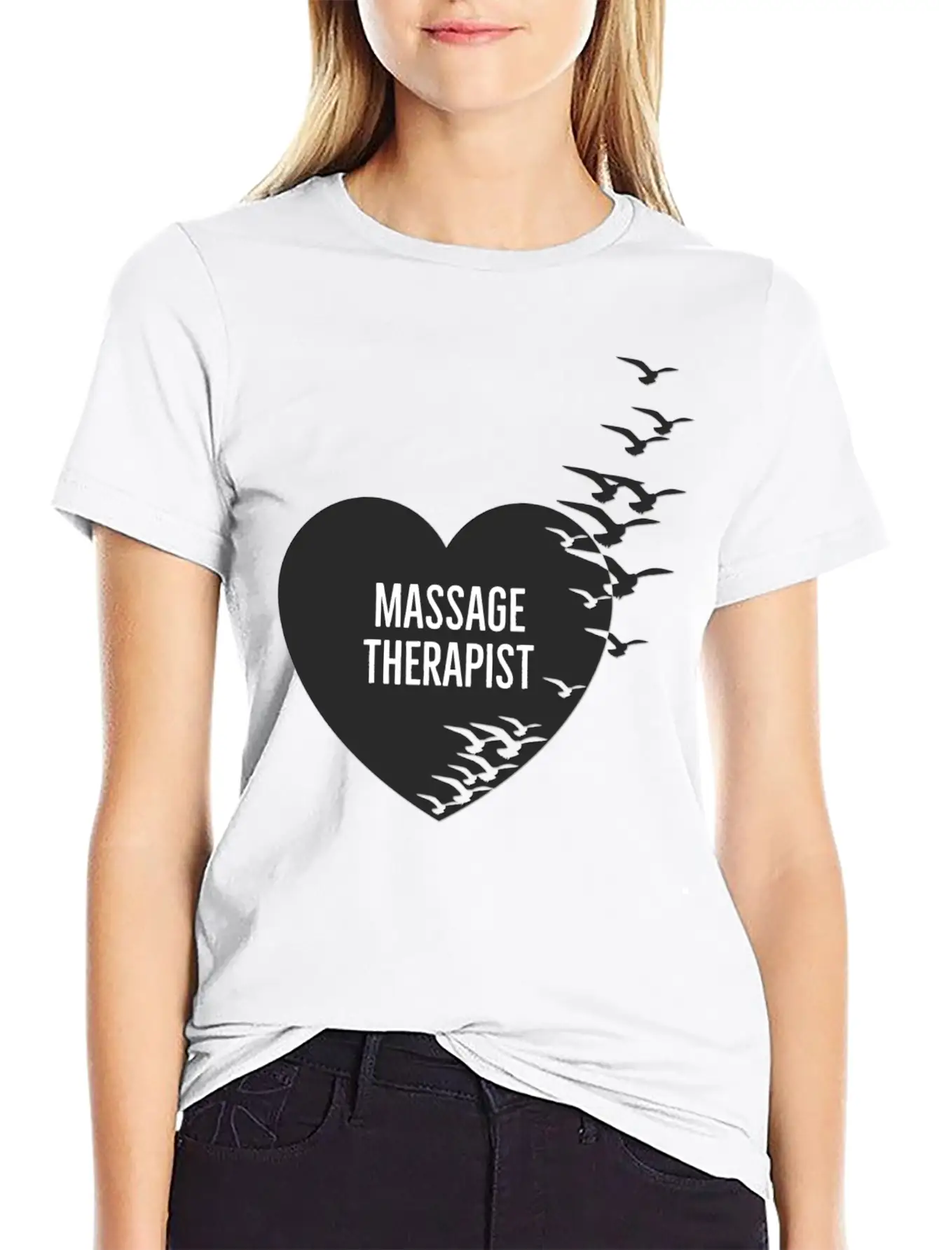 Massage Therapist Comfortable Minimalist Graphic Tee – Summer Style Essential