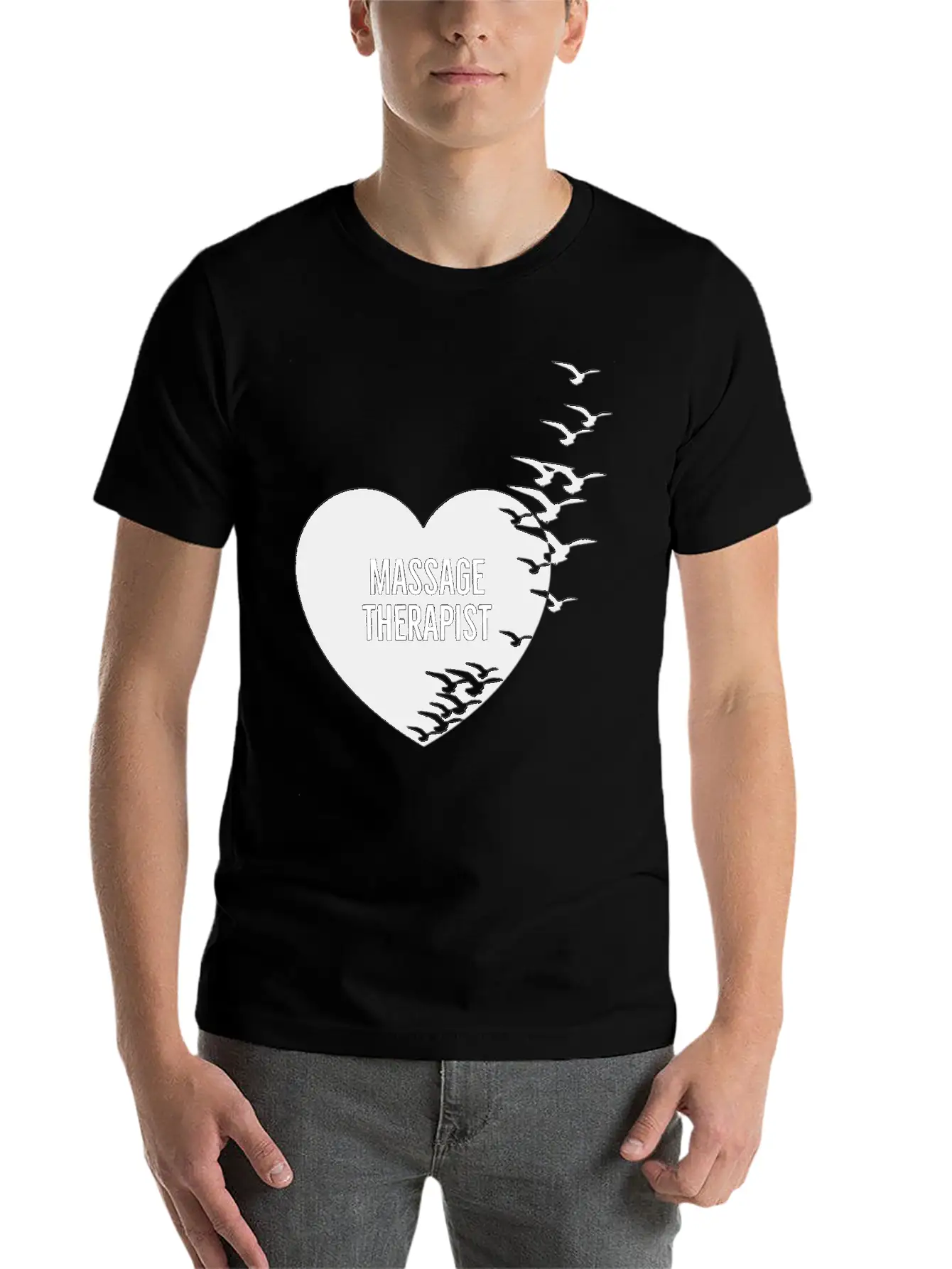 Massage Therapist Comfortable Minimalist Graphic Tee – Summer Style Essential