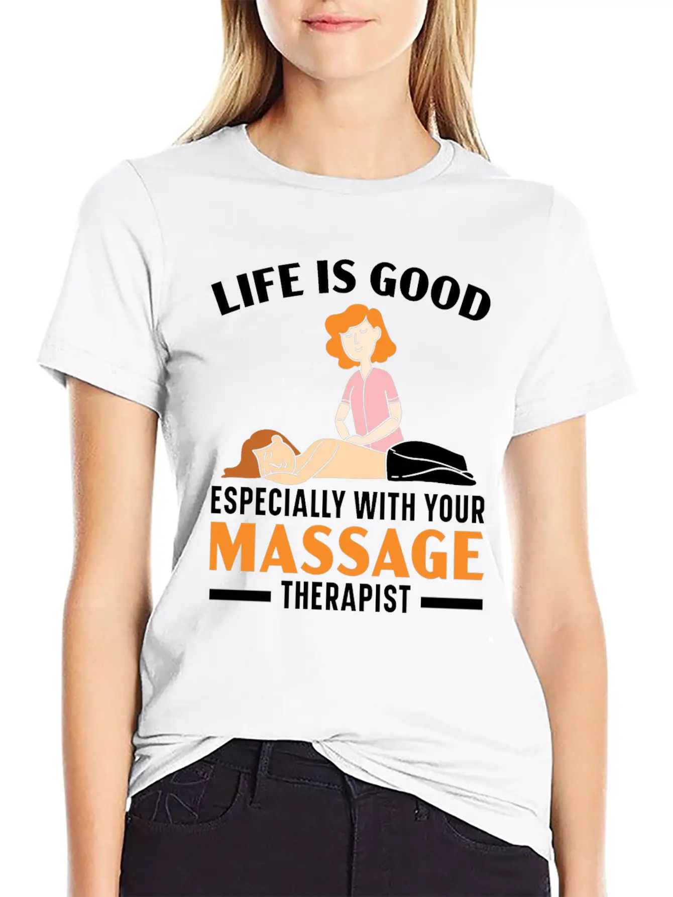 Massage Therapist Muscle Therapy Relaxation Spa Unisex Casual T-Shirt – Clean Design For Daily Comfort