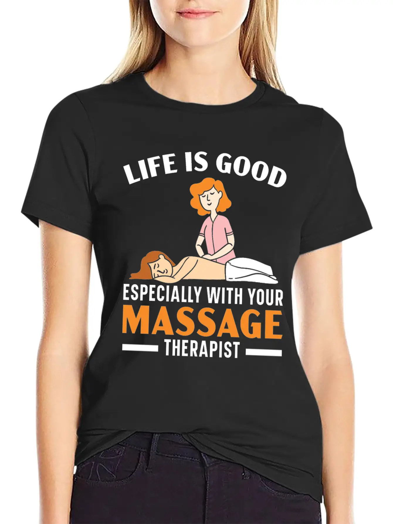 Massage Therapist Muscle Therapy Relaxation Spa Unisex Casual T-Shirt – Clean Design For Daily Comfort