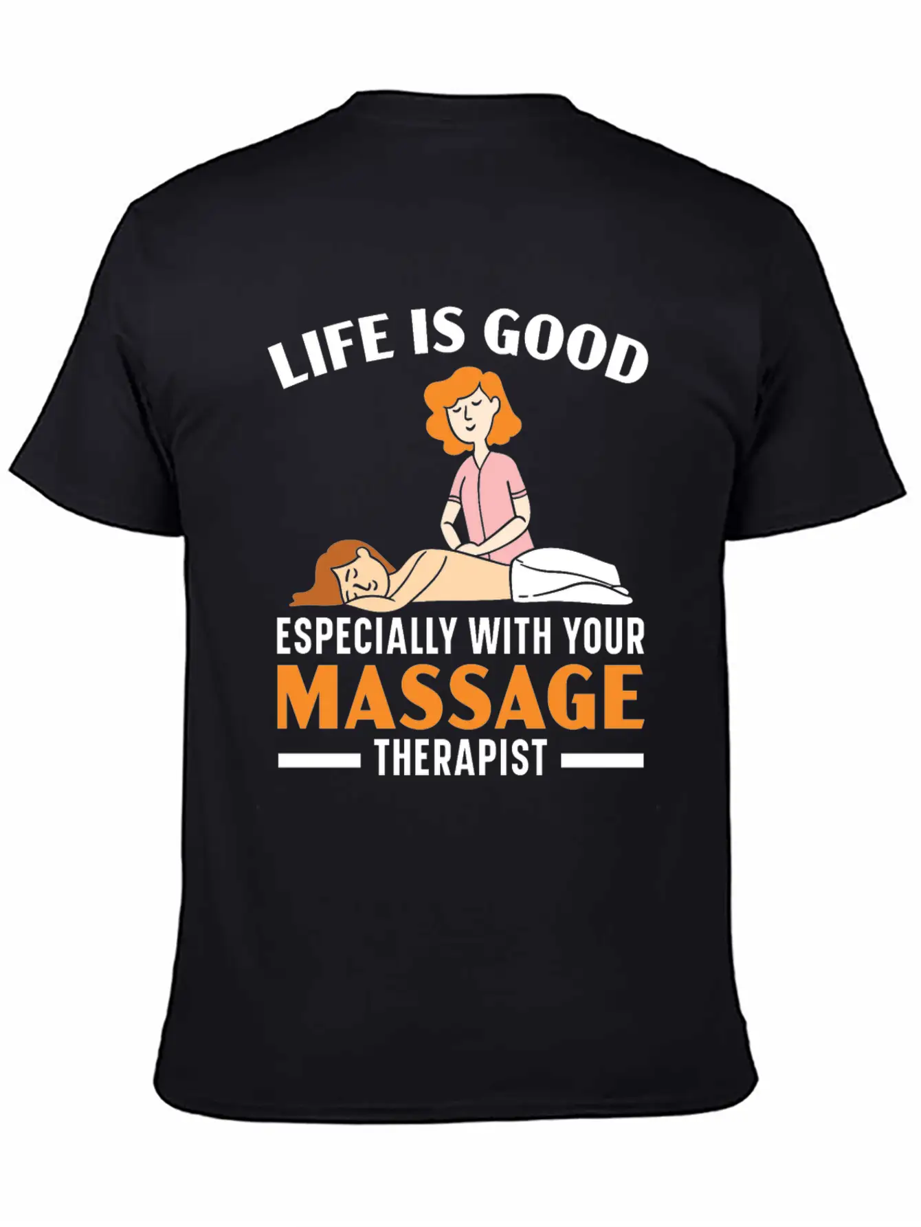 Massage Therapist Muscle Therapy Relaxation Spa Unisex Casual T-Shirt – Clean Design For Daily Comfort