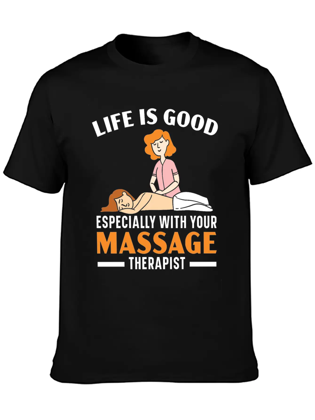 Massage Therapist Muscle Therapy Relaxation Spa Unisex Casual T-Shirt – Clean Design For Daily Comfort