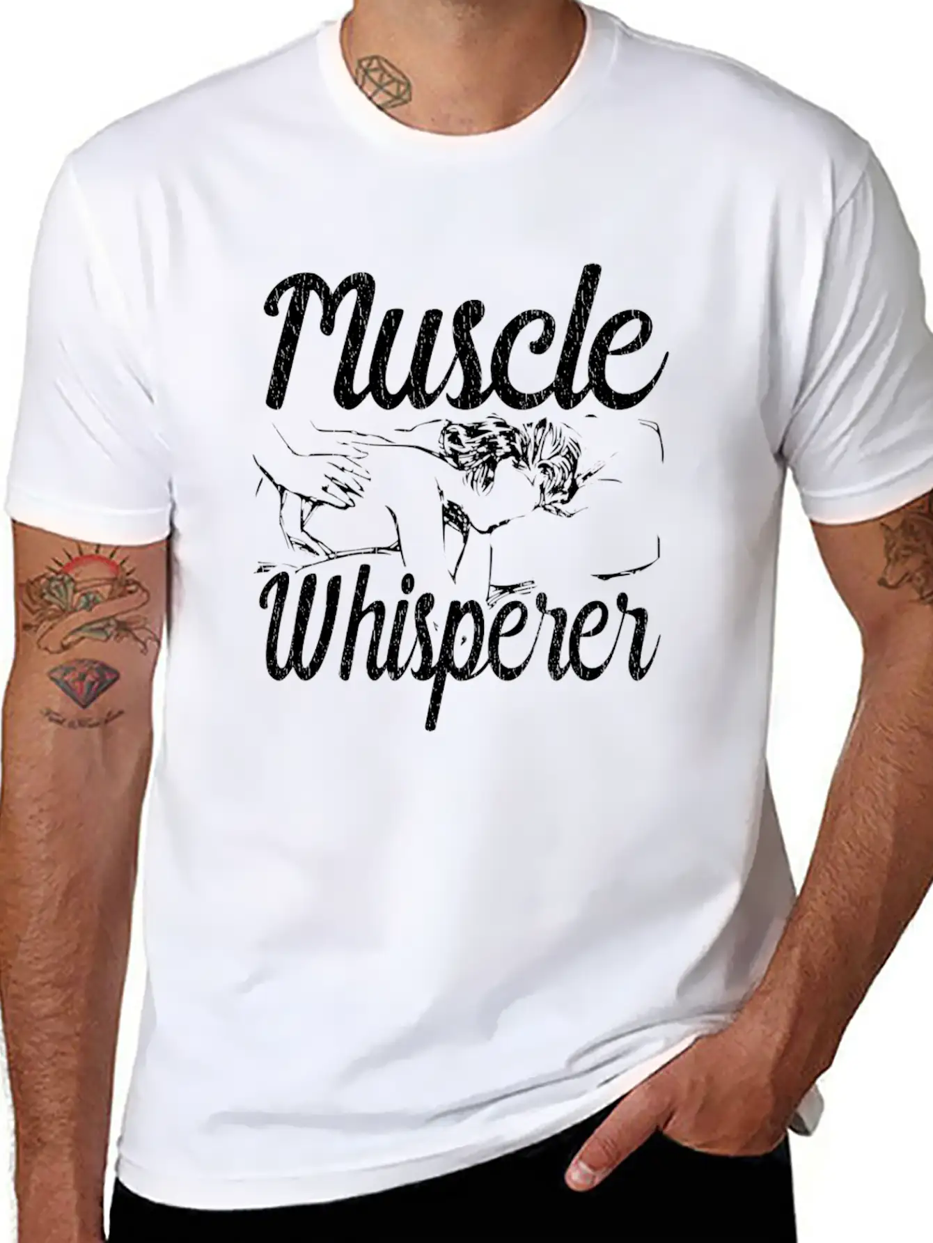 Massage Therapist Muscle Whisperer Unisex Casual T-Shirt – Clean Design For Daily Comfort