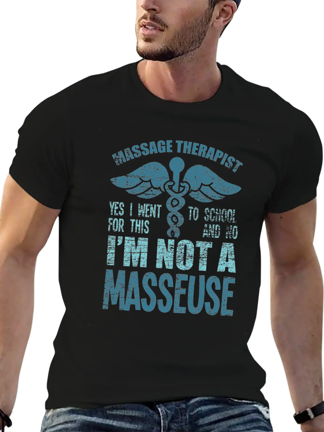 Massage Therapist Therapy Basic Graphic T-Shirt – Daily Comfort In Soft Cotton